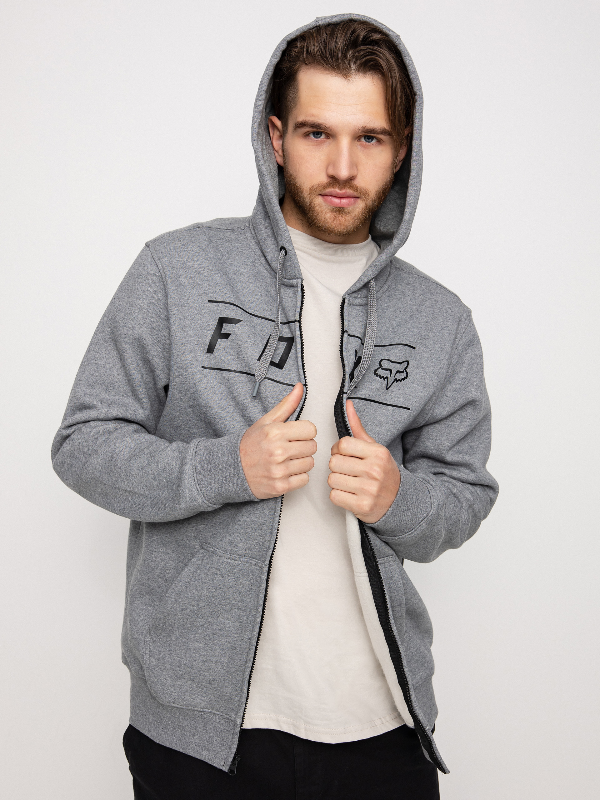 Mikina s kapucí Fox Pinnacle ZHD (htr graph)