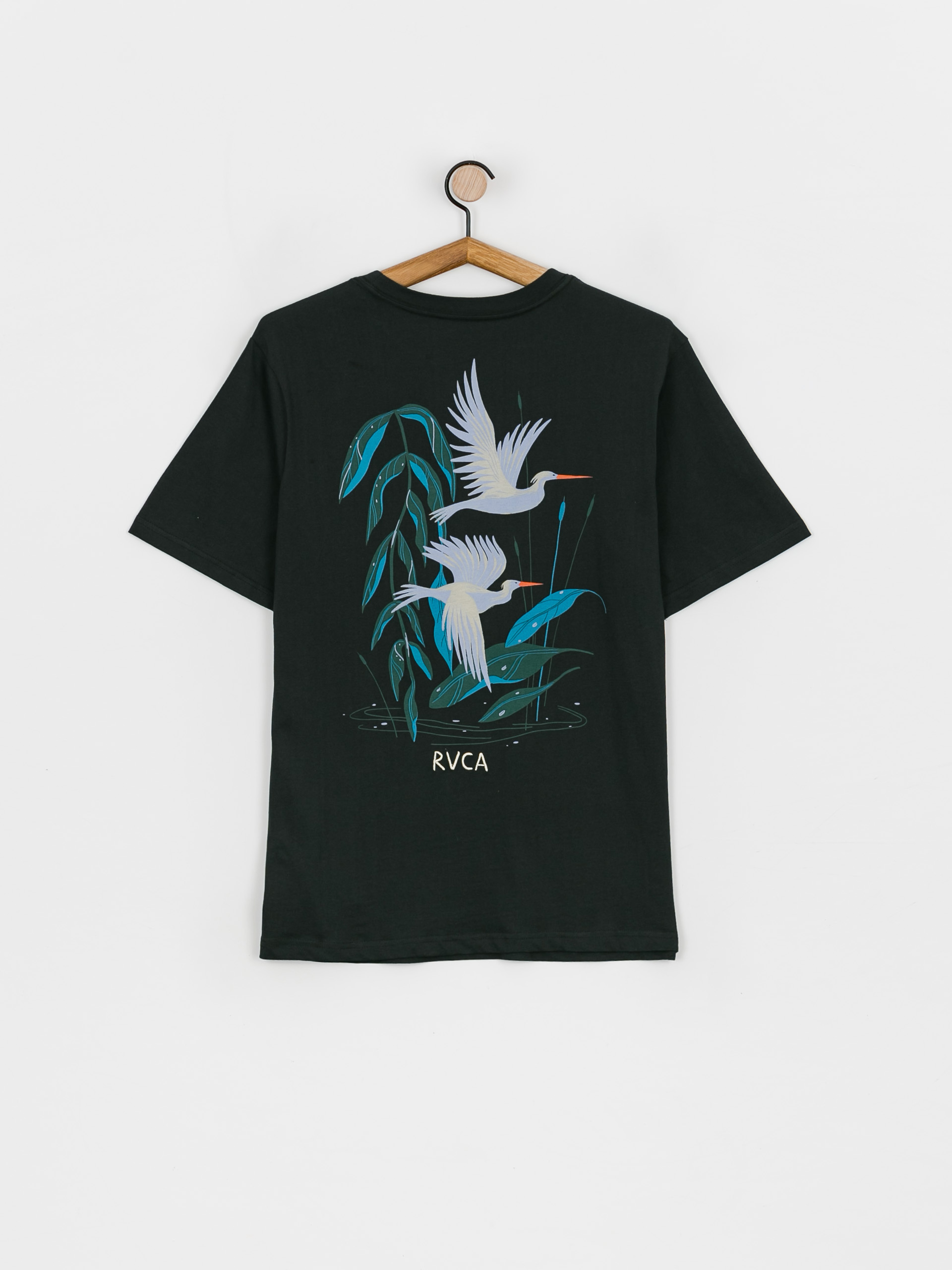 Tričko RVCA Storks (black)