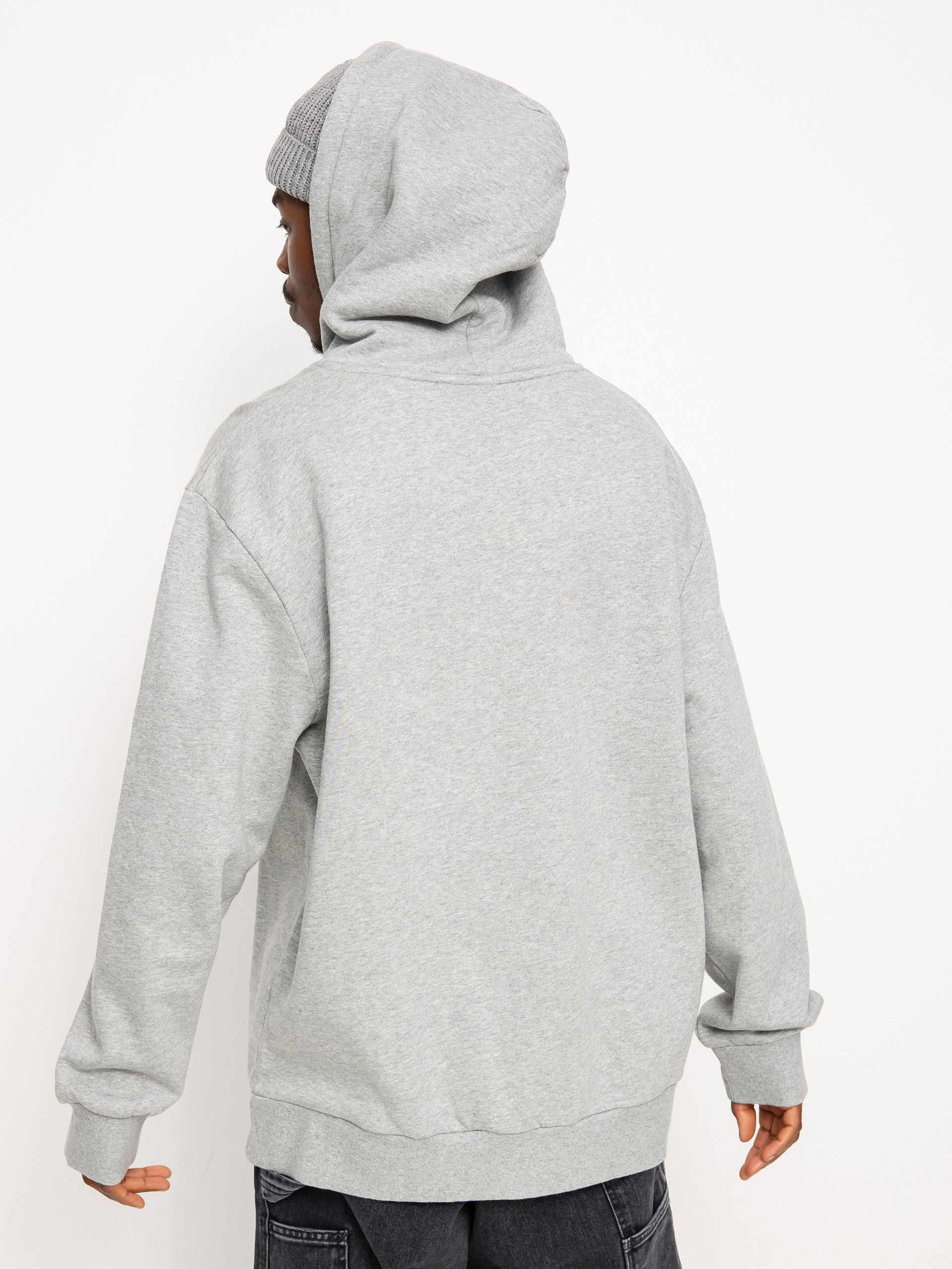 Mikina s kapucí Carhartt WIP Scrawl HD (grey heather/rocket)