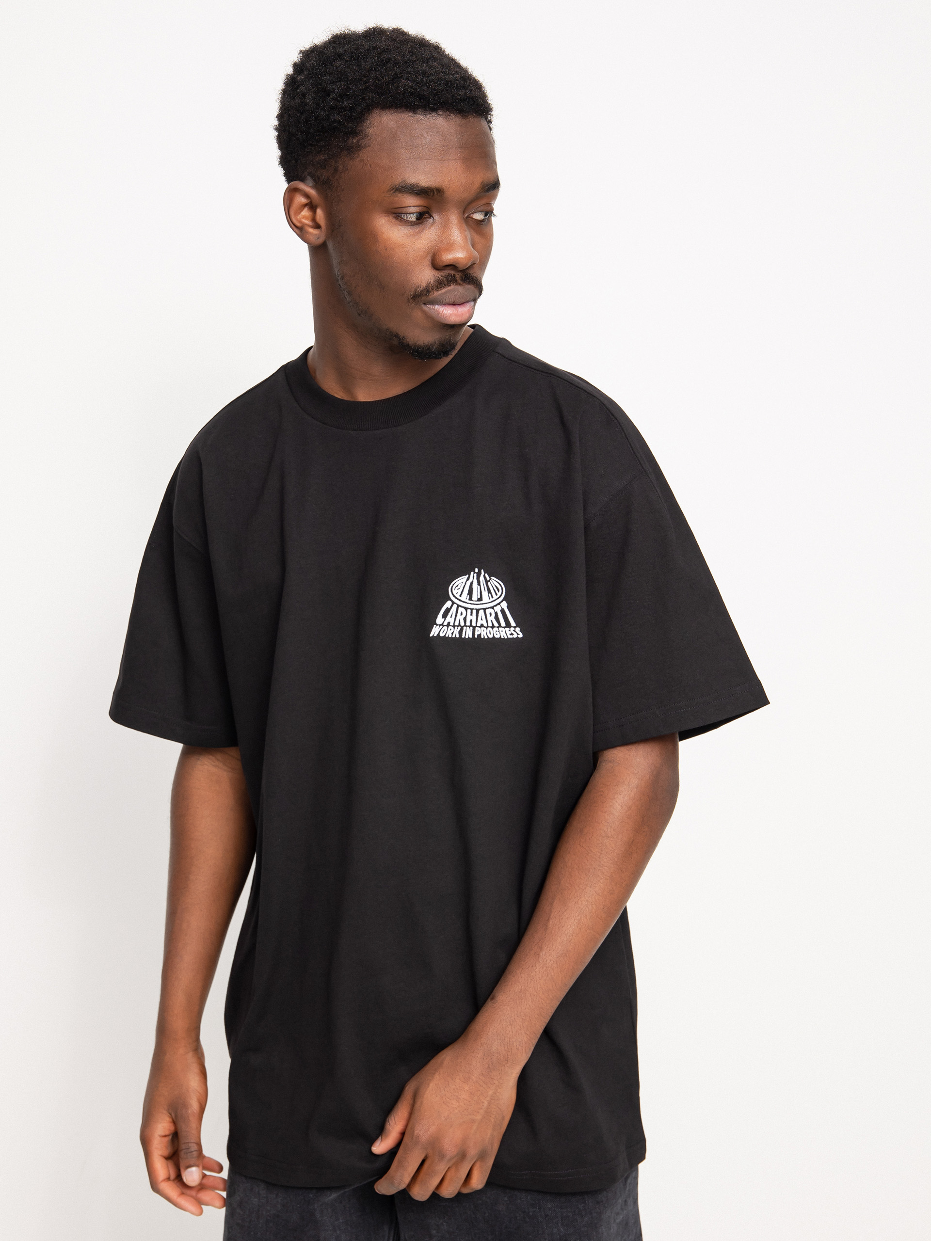 Tričko Carhartt WIP City (black/white)