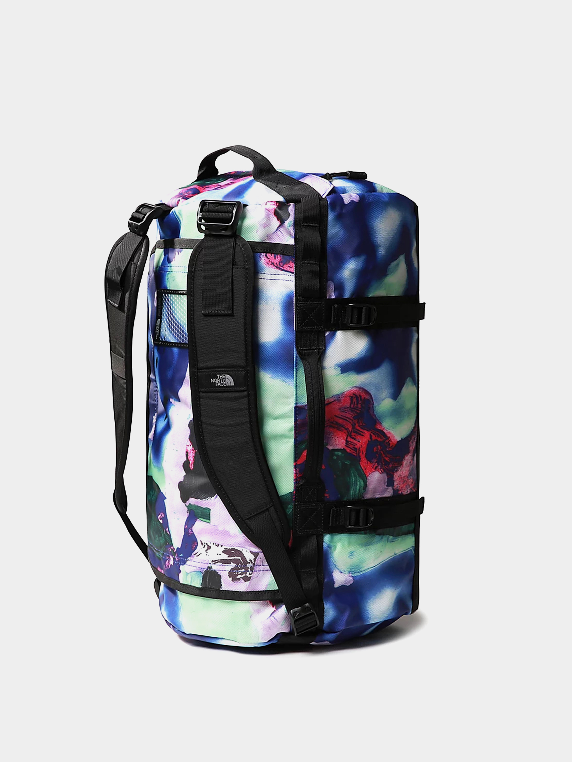 Taška The North Face Base Camp Duffel  S (lapis blue snow spider large print)