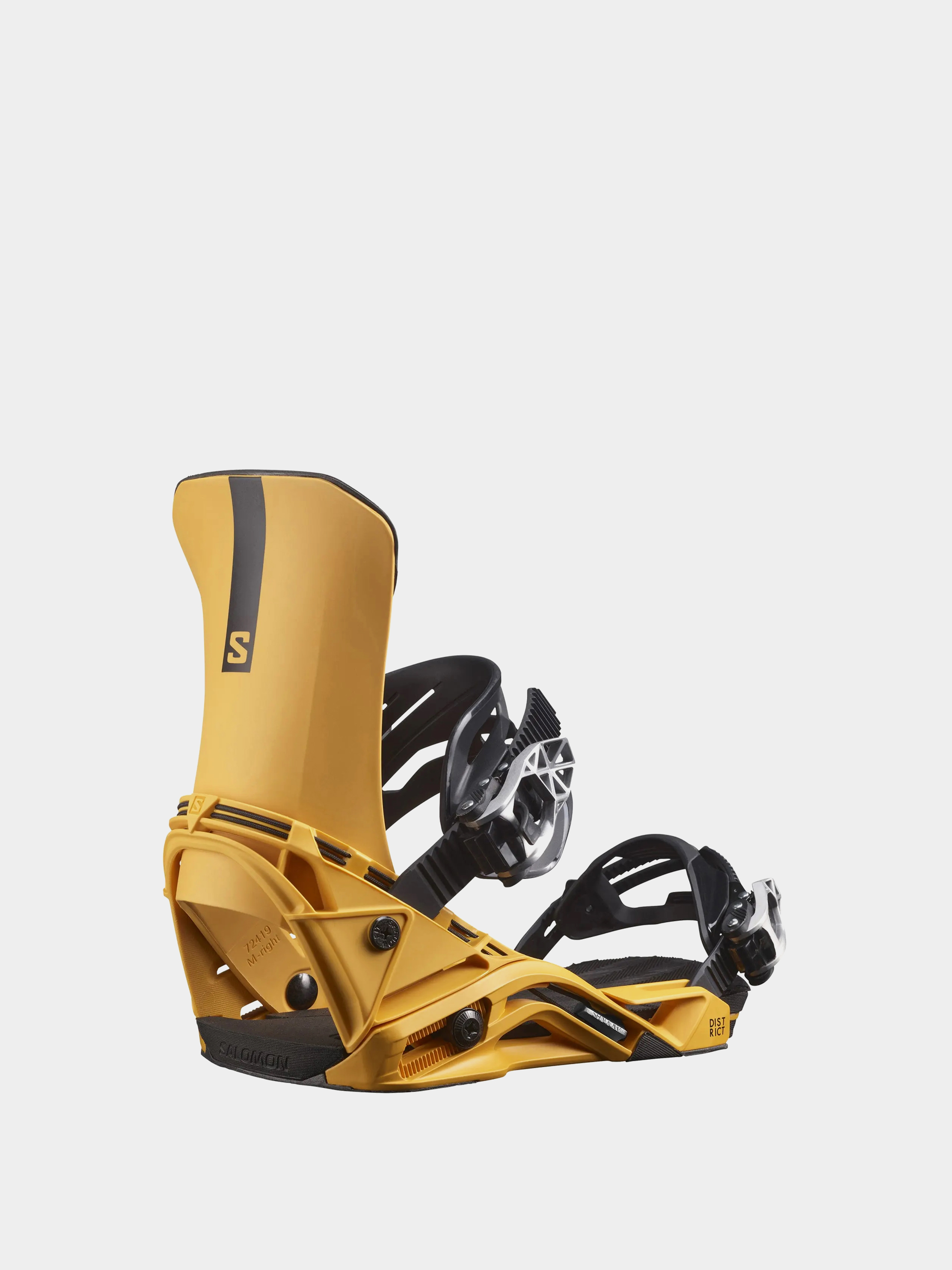 Pánské Snowboardová vázání Salomon District (yellow)