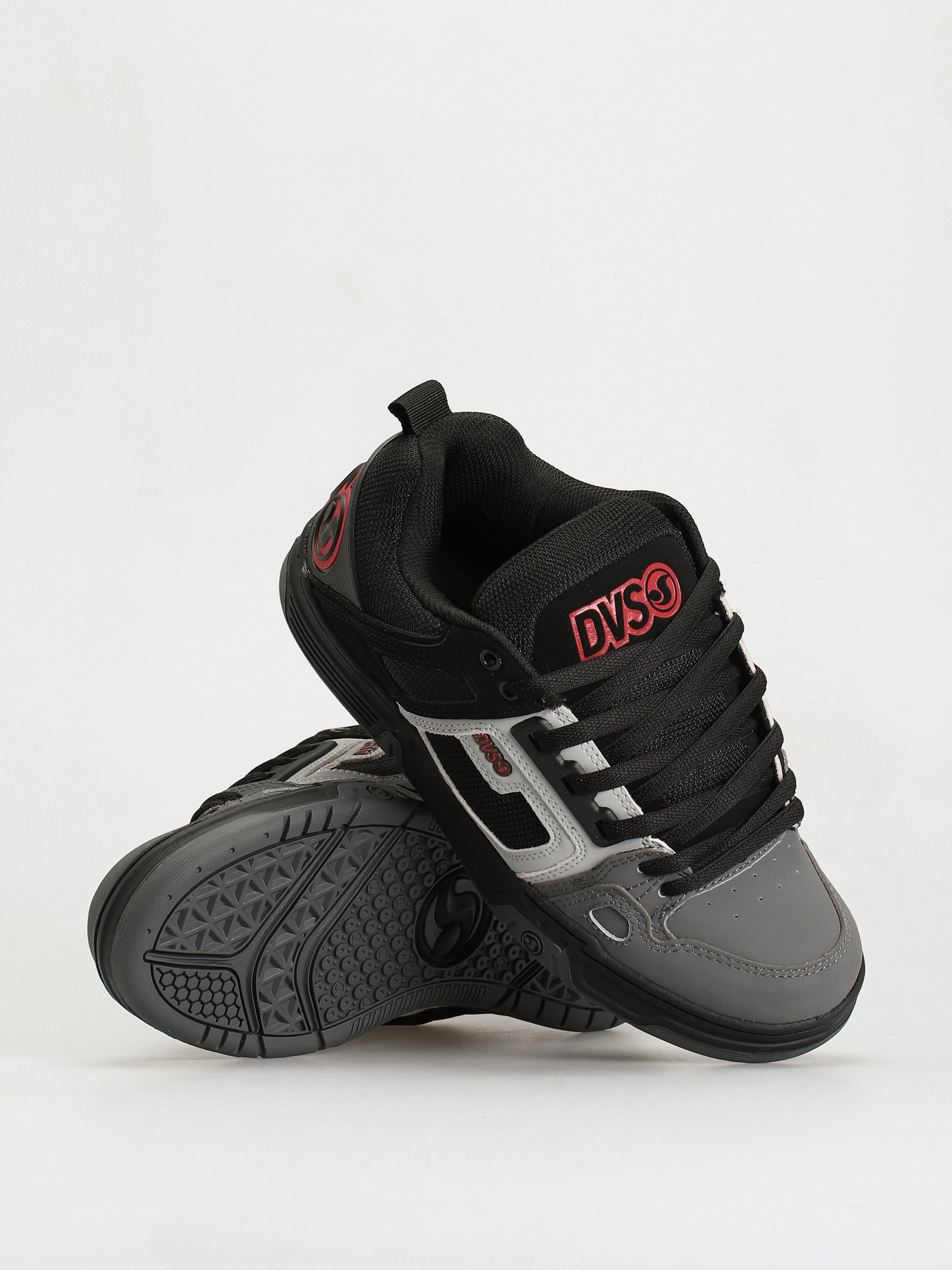 Boty DVS Comanche (black gray red nubuck)