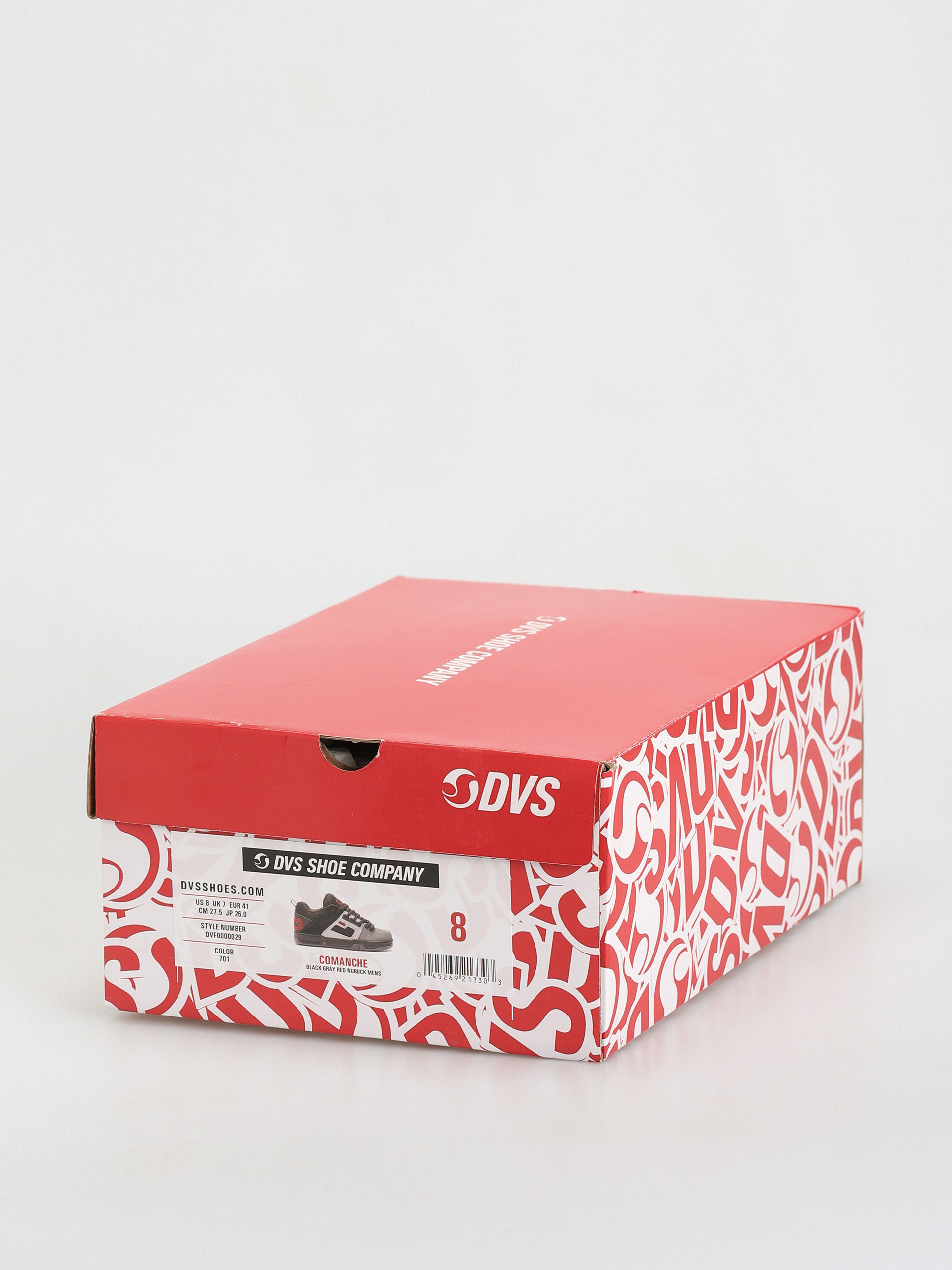 Boty DVS Comanche (black gray red nubuck)