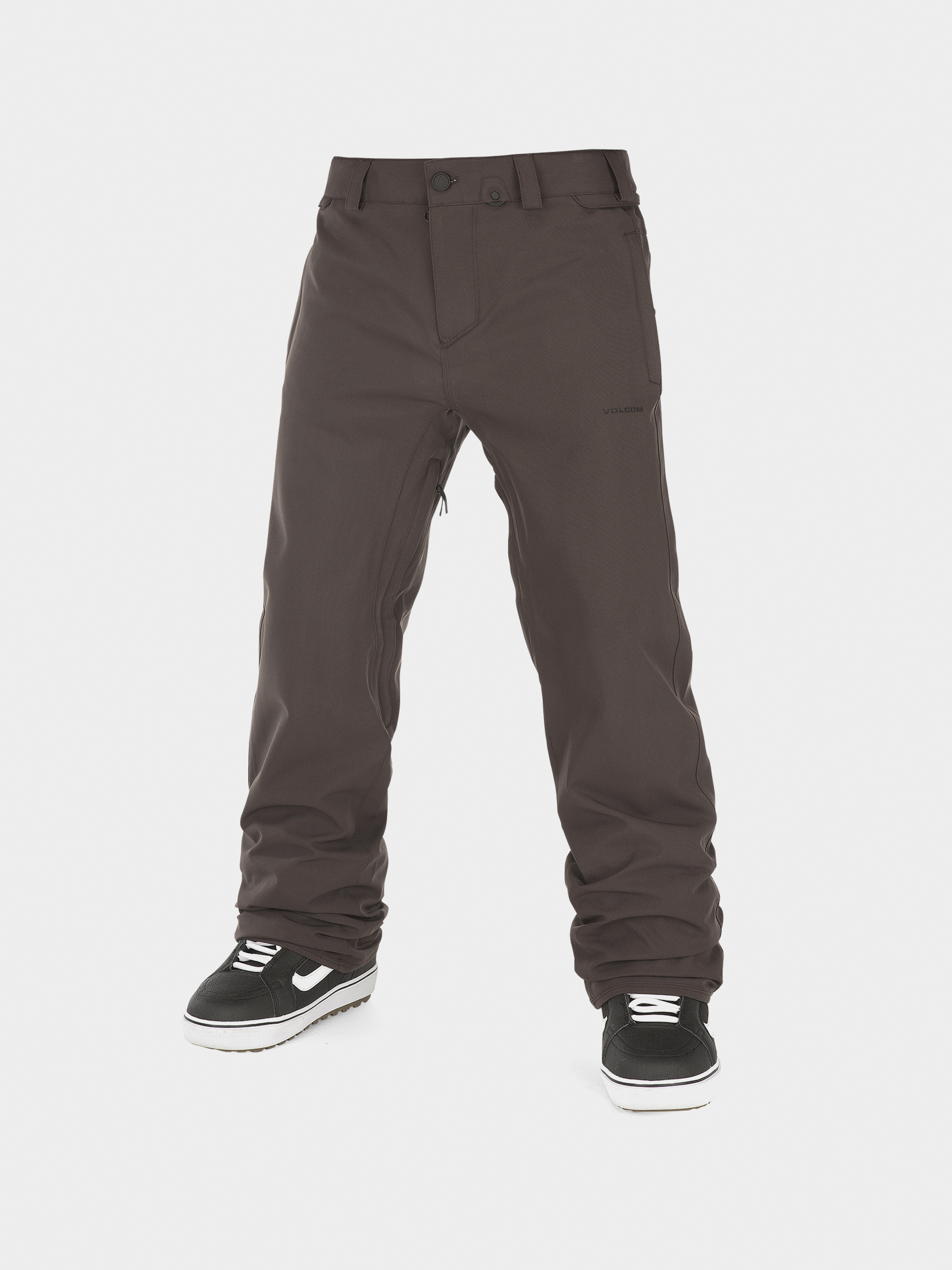 Pánské Snowboardové kalhoty  Volcom Freakin Snow Chino (brown)