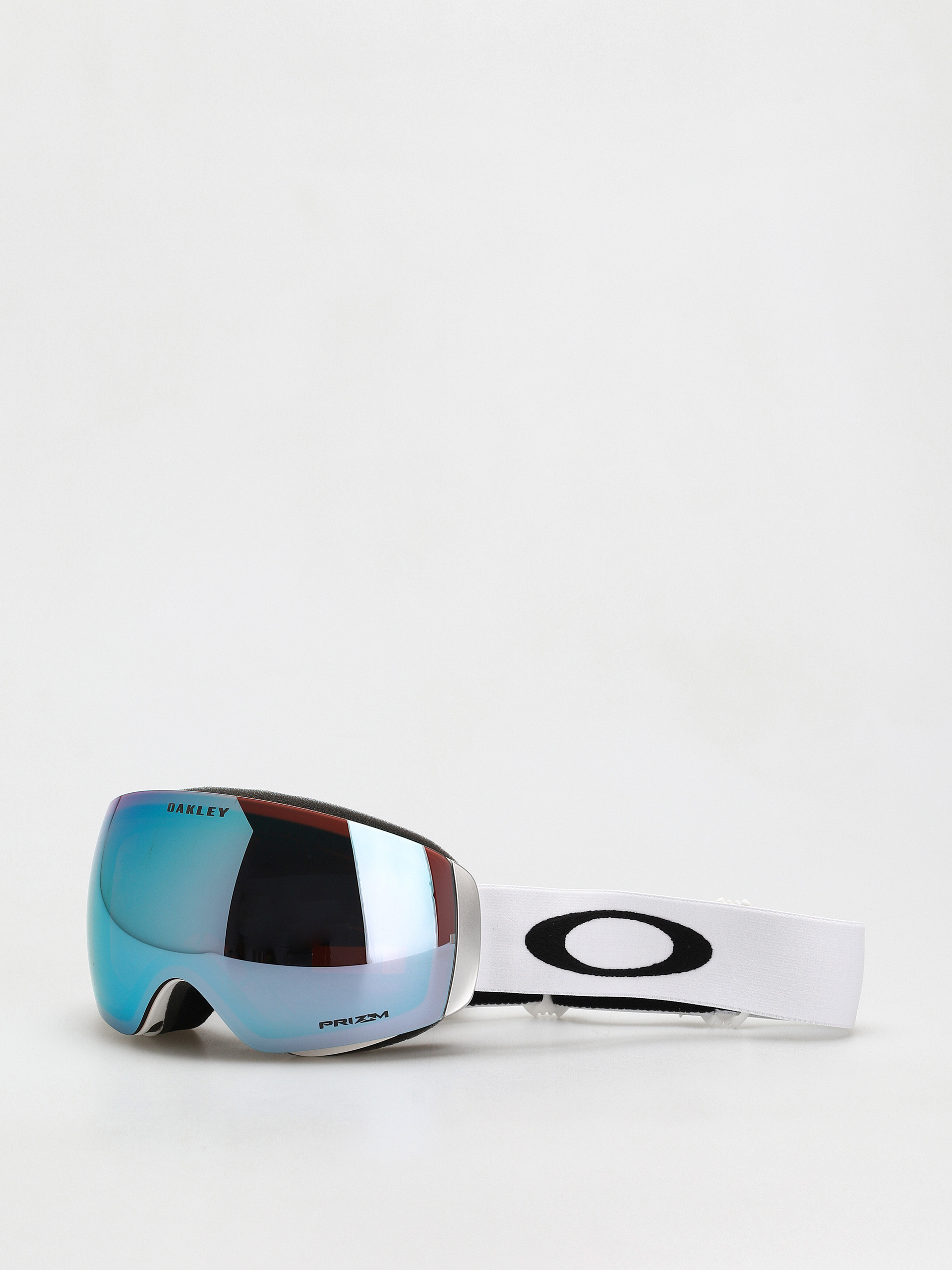 Bru00fdle na snowboard Oakley Flight Deck M (matte white/prizm sapphire iridium)