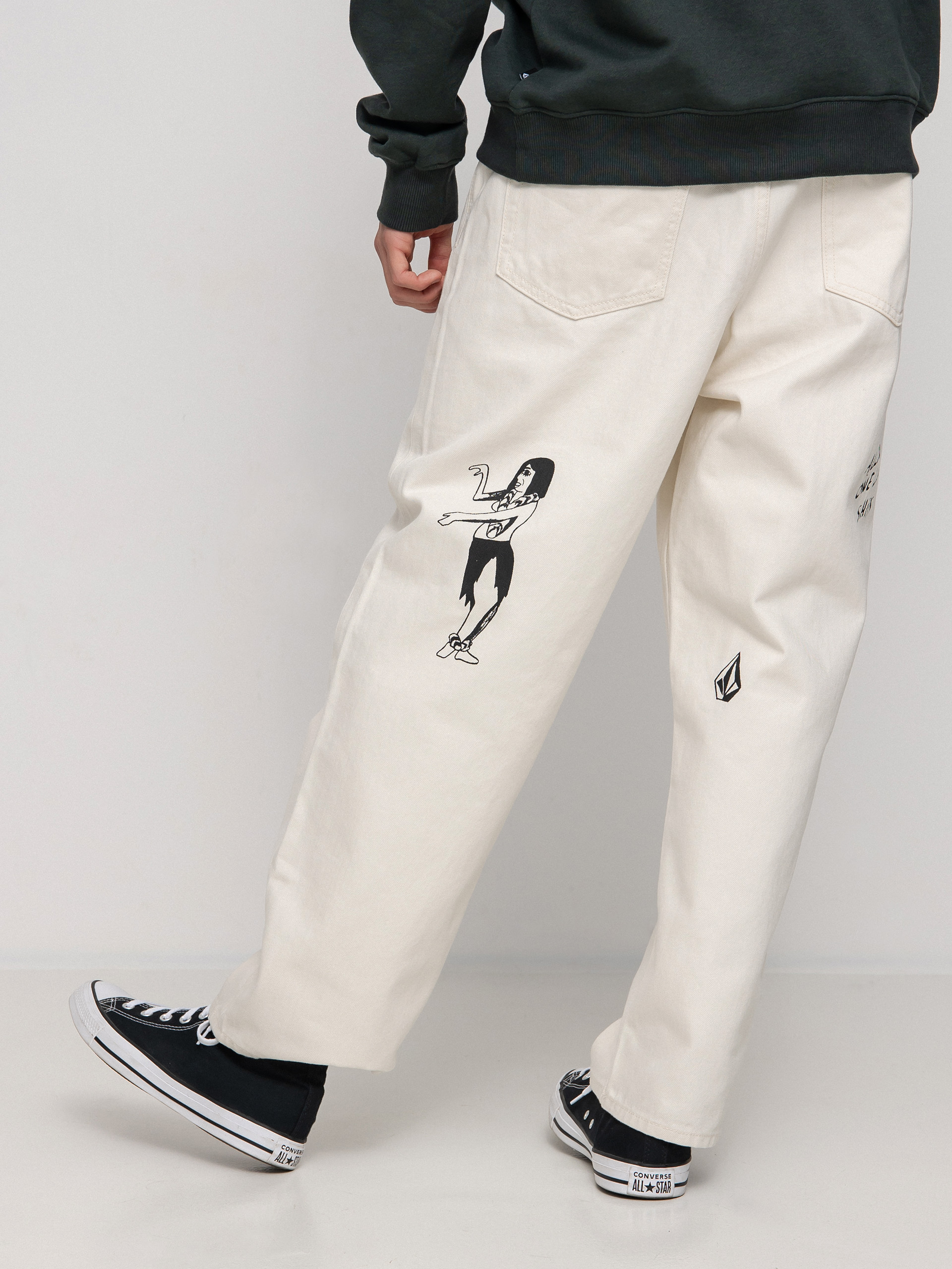 Kalhoty Volcom Fa Bob Mollema Denim (whitecap grey)