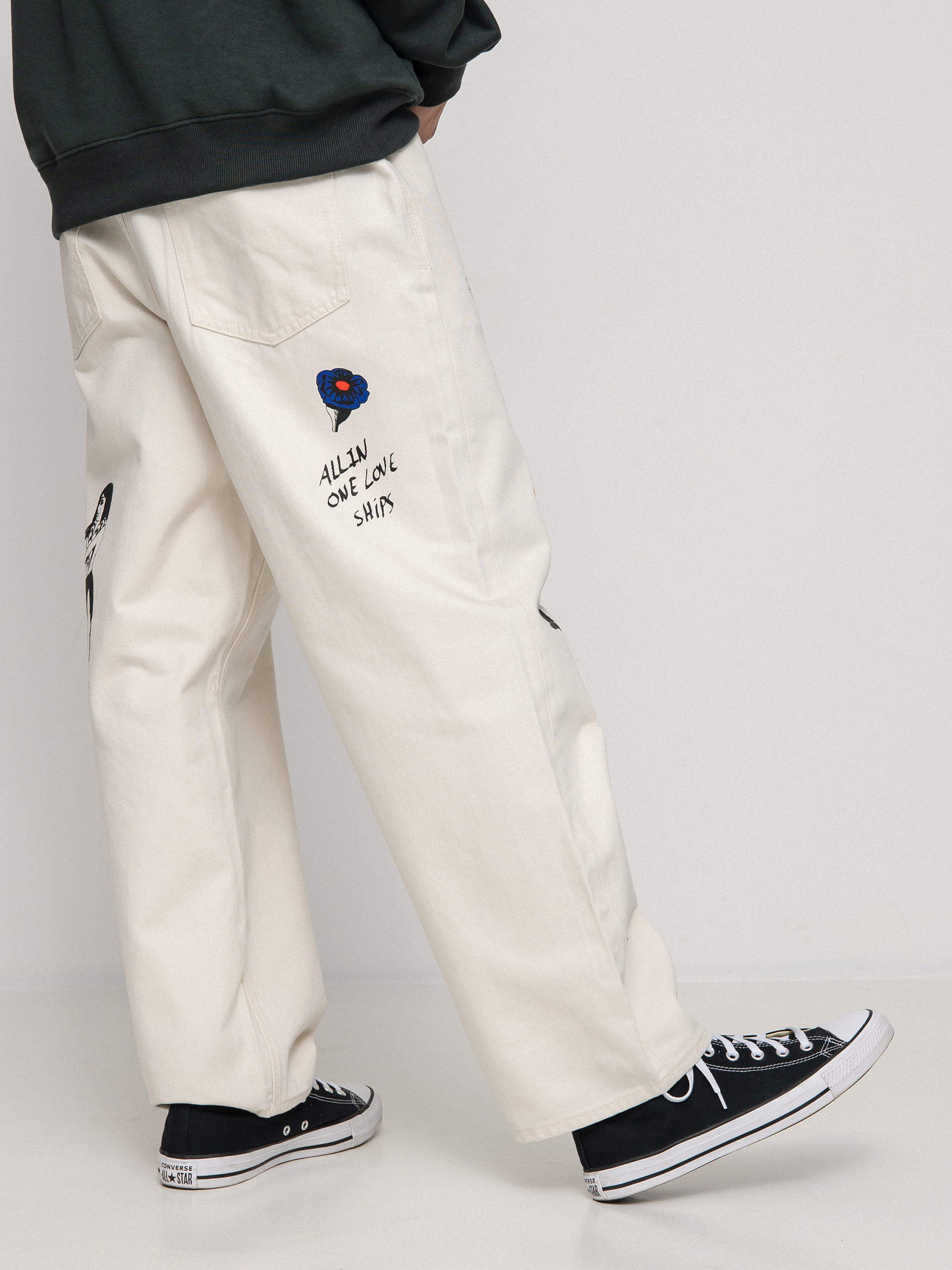 Kalhoty Volcom Fa Bob Mollema Denim (whitecap grey)