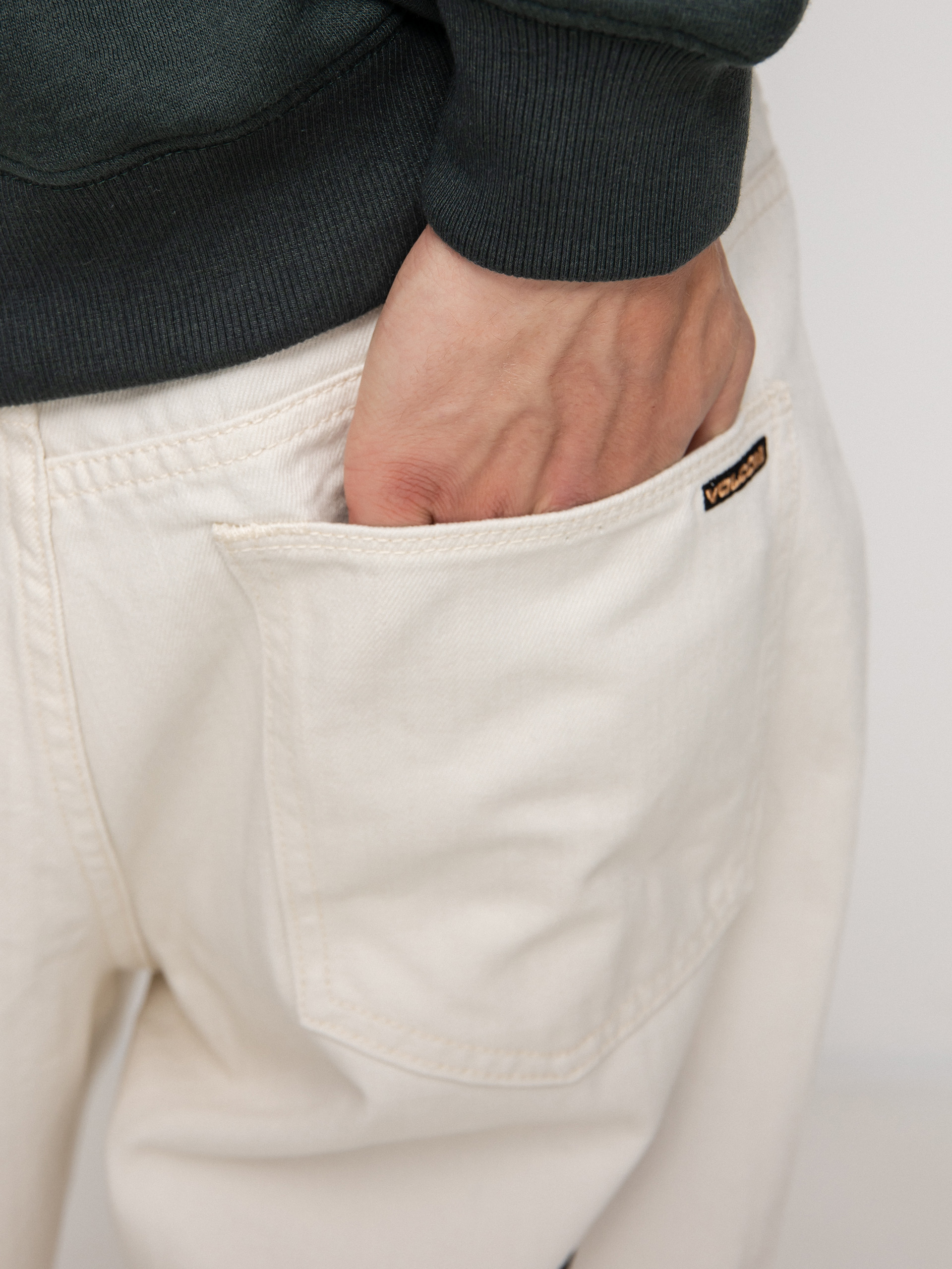 Kalhoty Volcom Fa Bob Mollema Denim (whitecap grey)