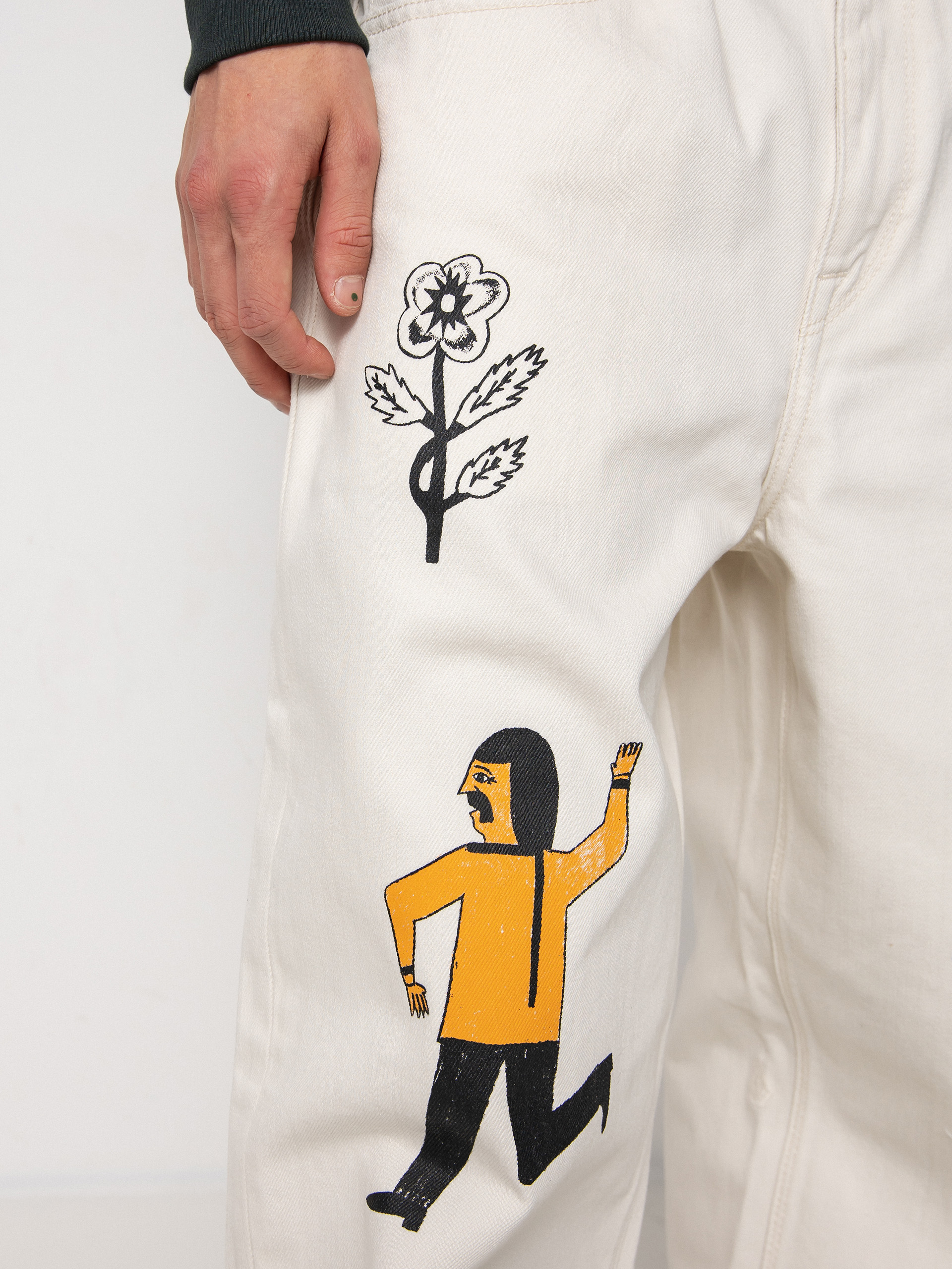 Kalhoty Volcom Fa Bob Mollema Denim (whitecap grey)