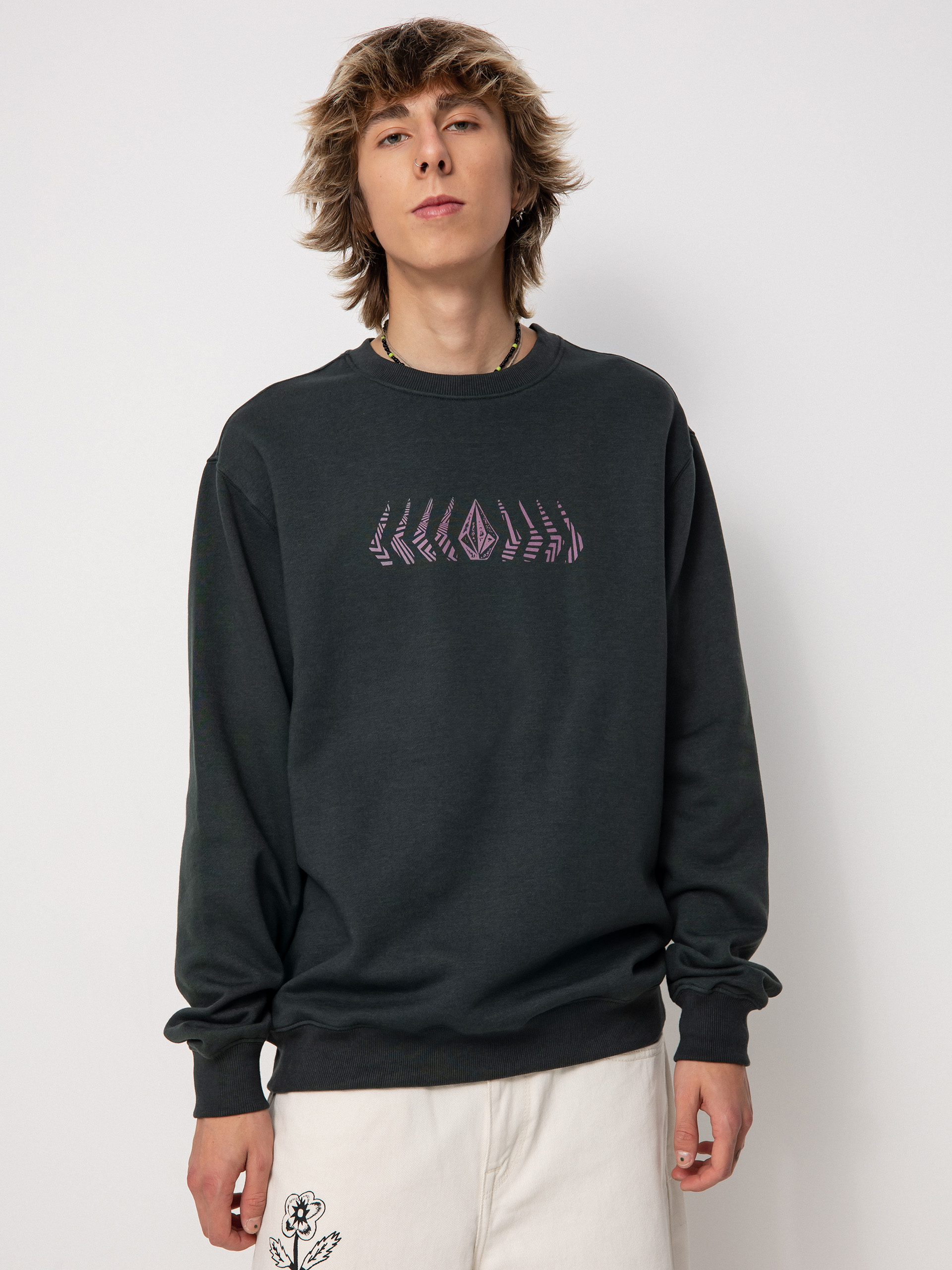 Mikina Volcom Hi School Crew (cedar green)