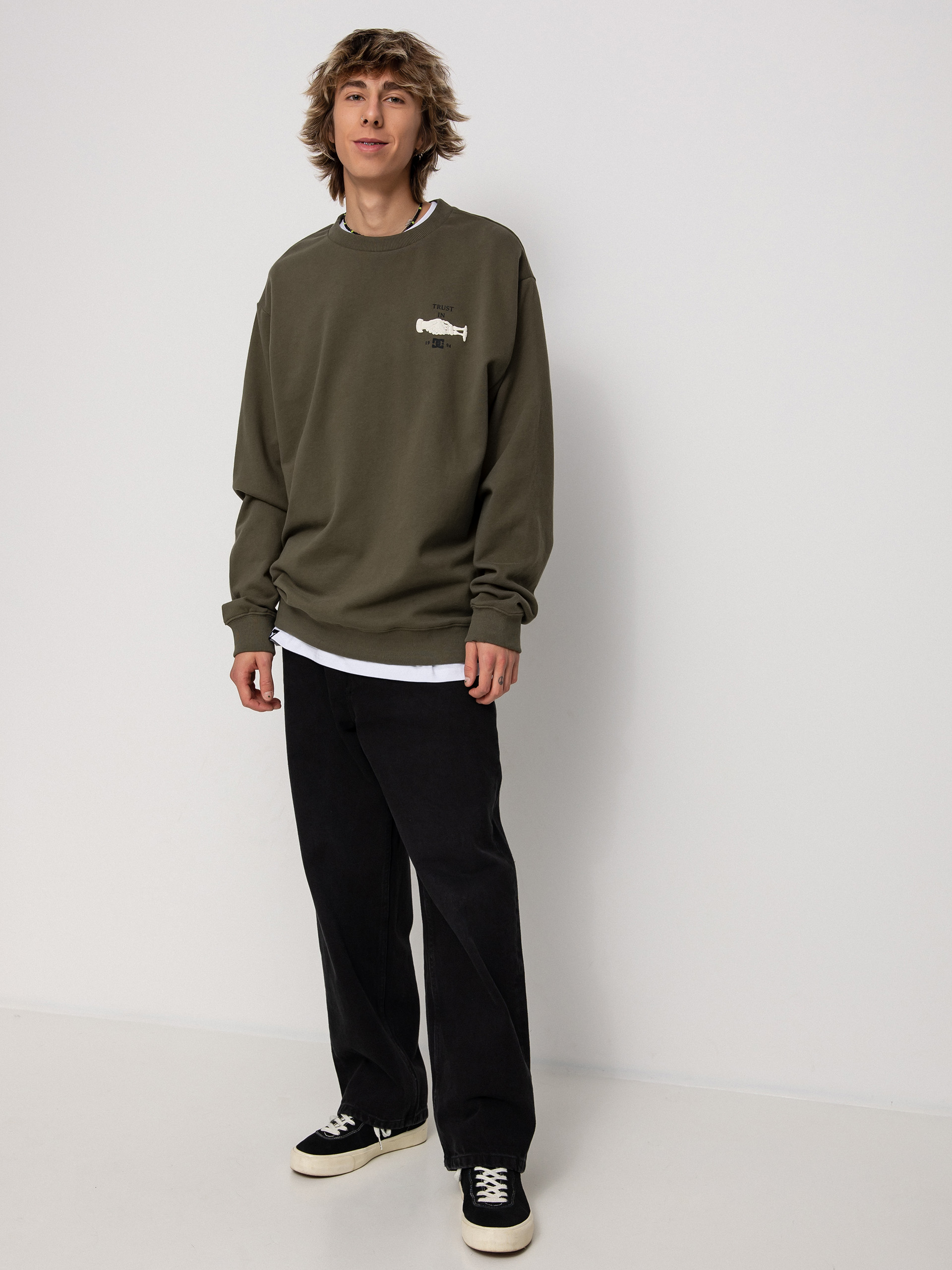 Mikina DC Trust Us (ivy green)