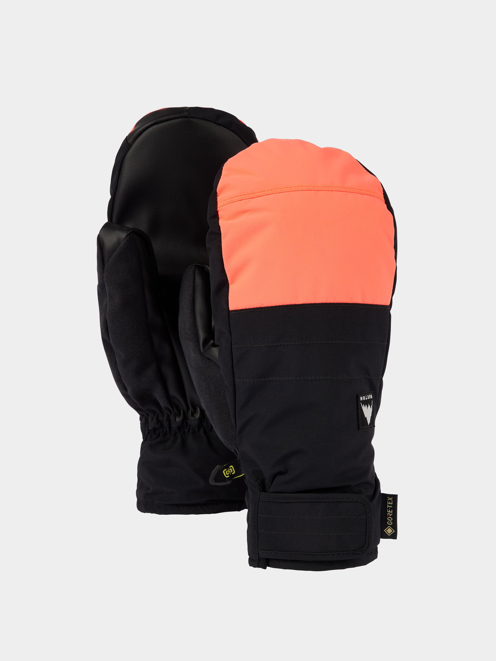 Rukavice Burton Reverb Gore Tex Mitten (true black/tetra orange)