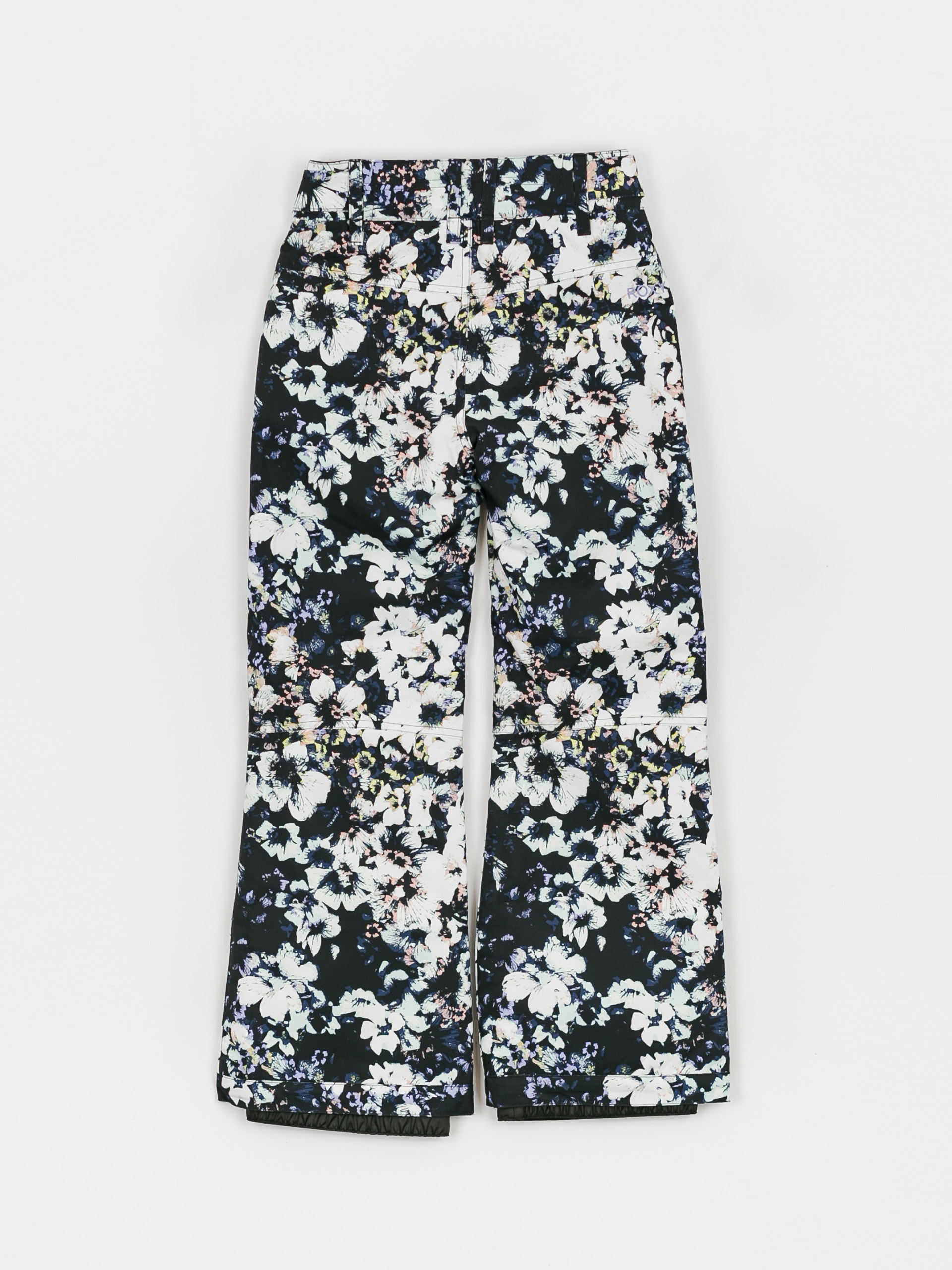 Snowboardové kalhoty  Roxy Backyard JR (true black black flowers)