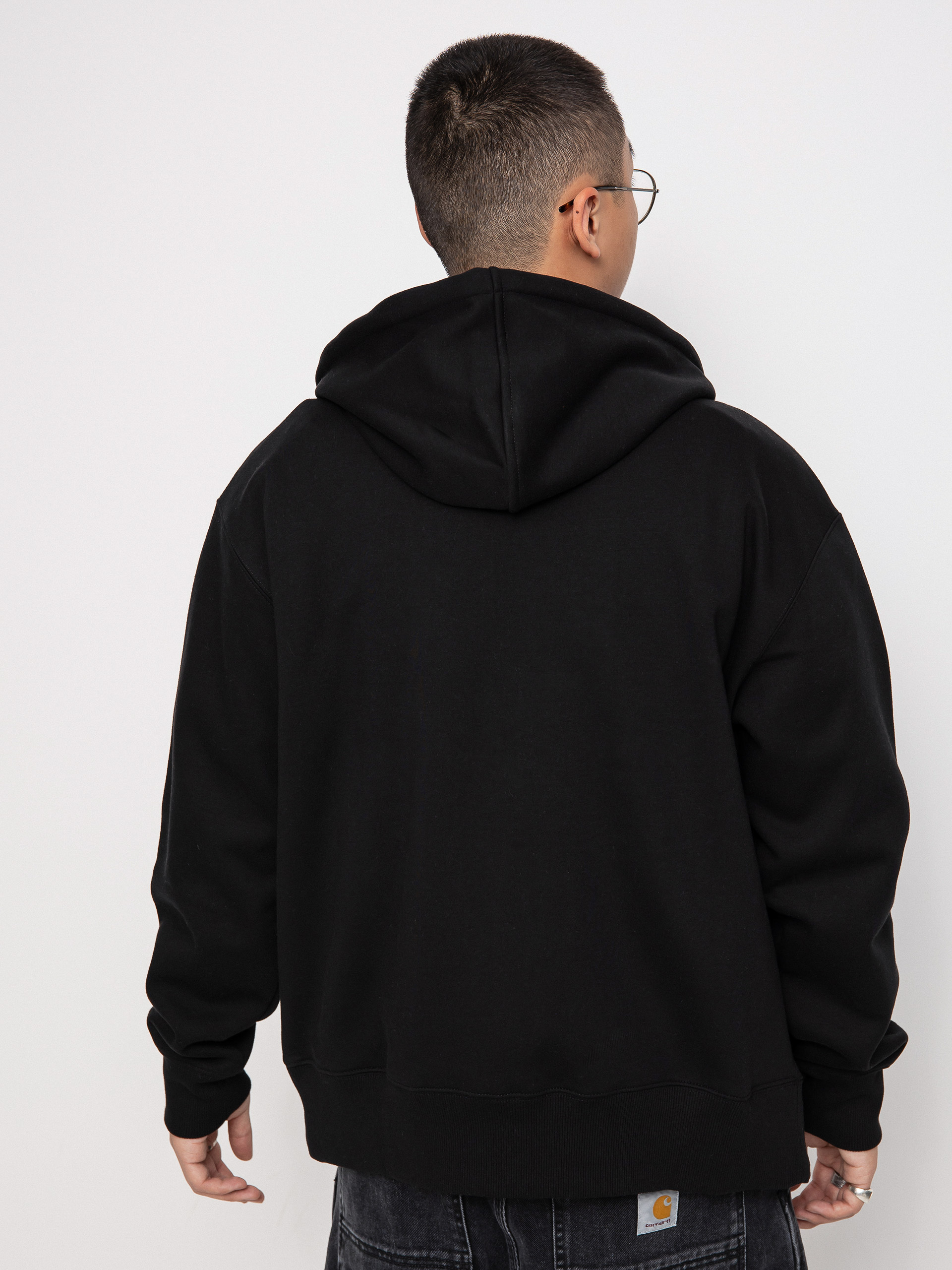 Mikina s kapucí Element Rain Cornell ZHD (flint black)