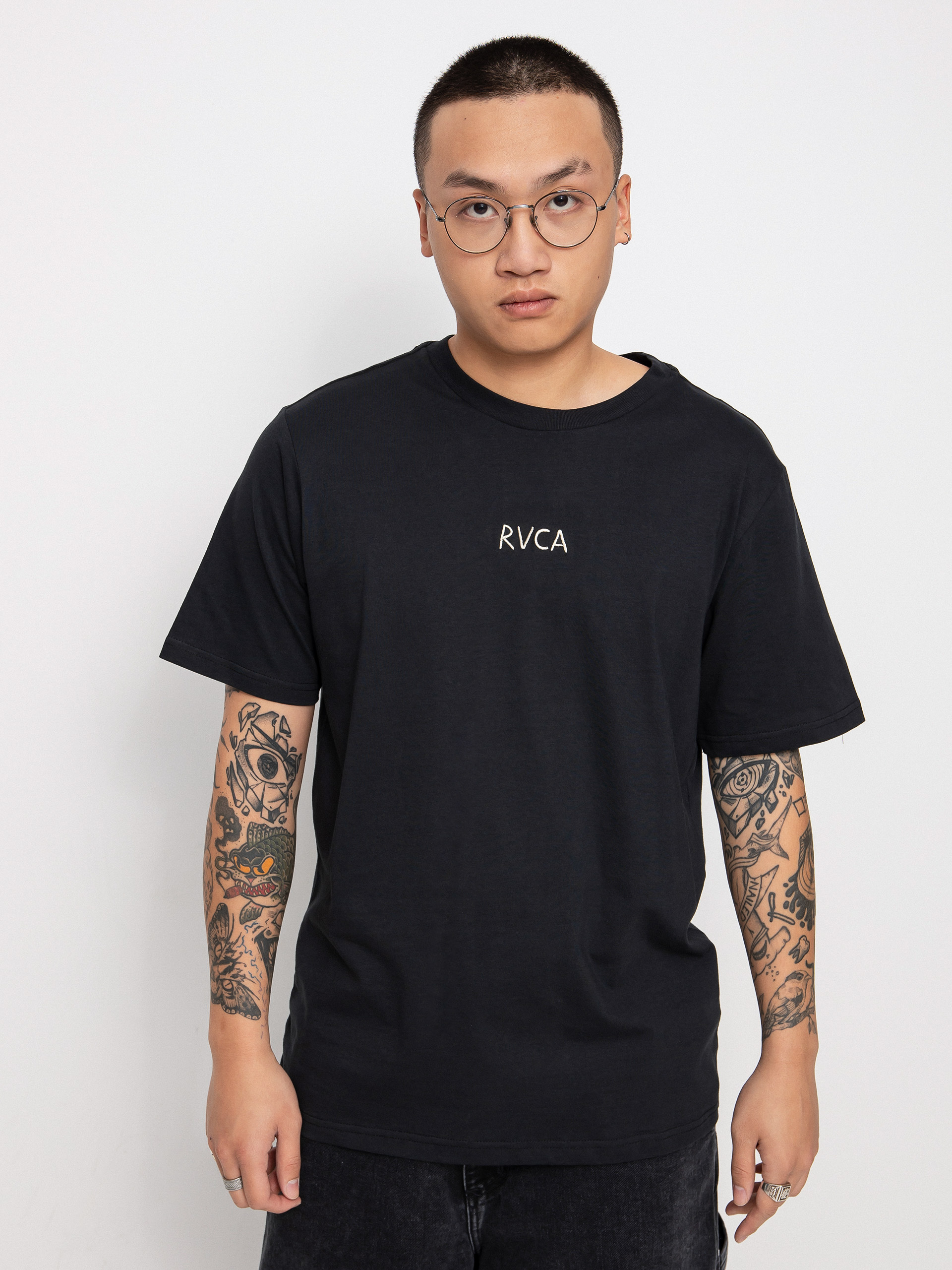 Tričko RVCA Storks (black)