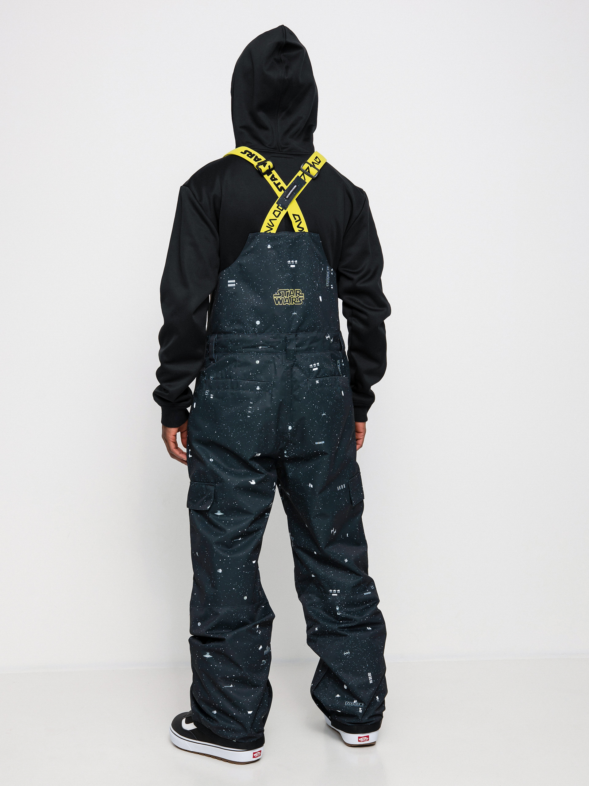 Pánské Snowboardové kalhoty  DC X Star Wars Docile Bib (black/yellow)