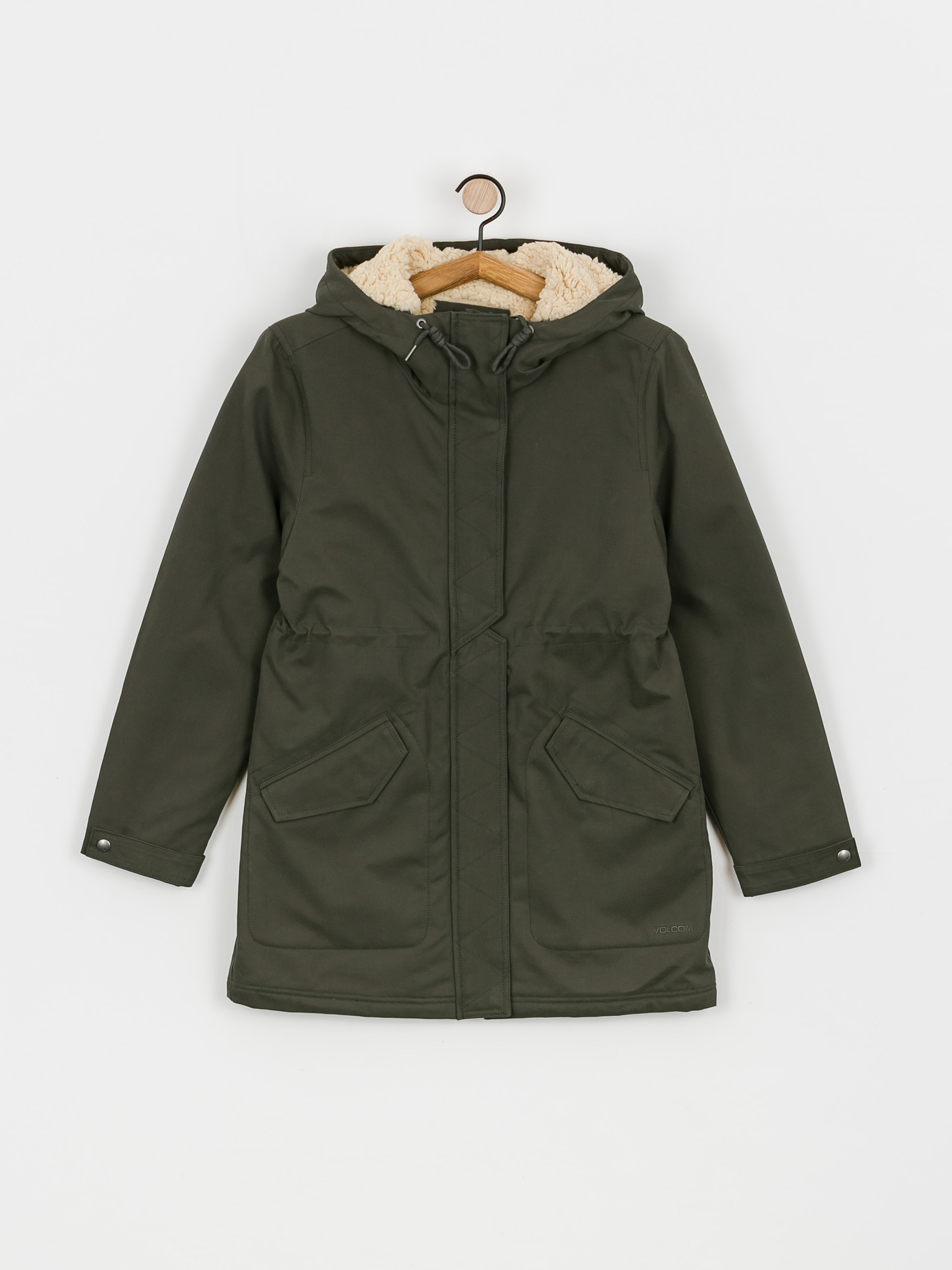 Bunda Volcom Less Is More 5K Parka Wmn (rinsed black)