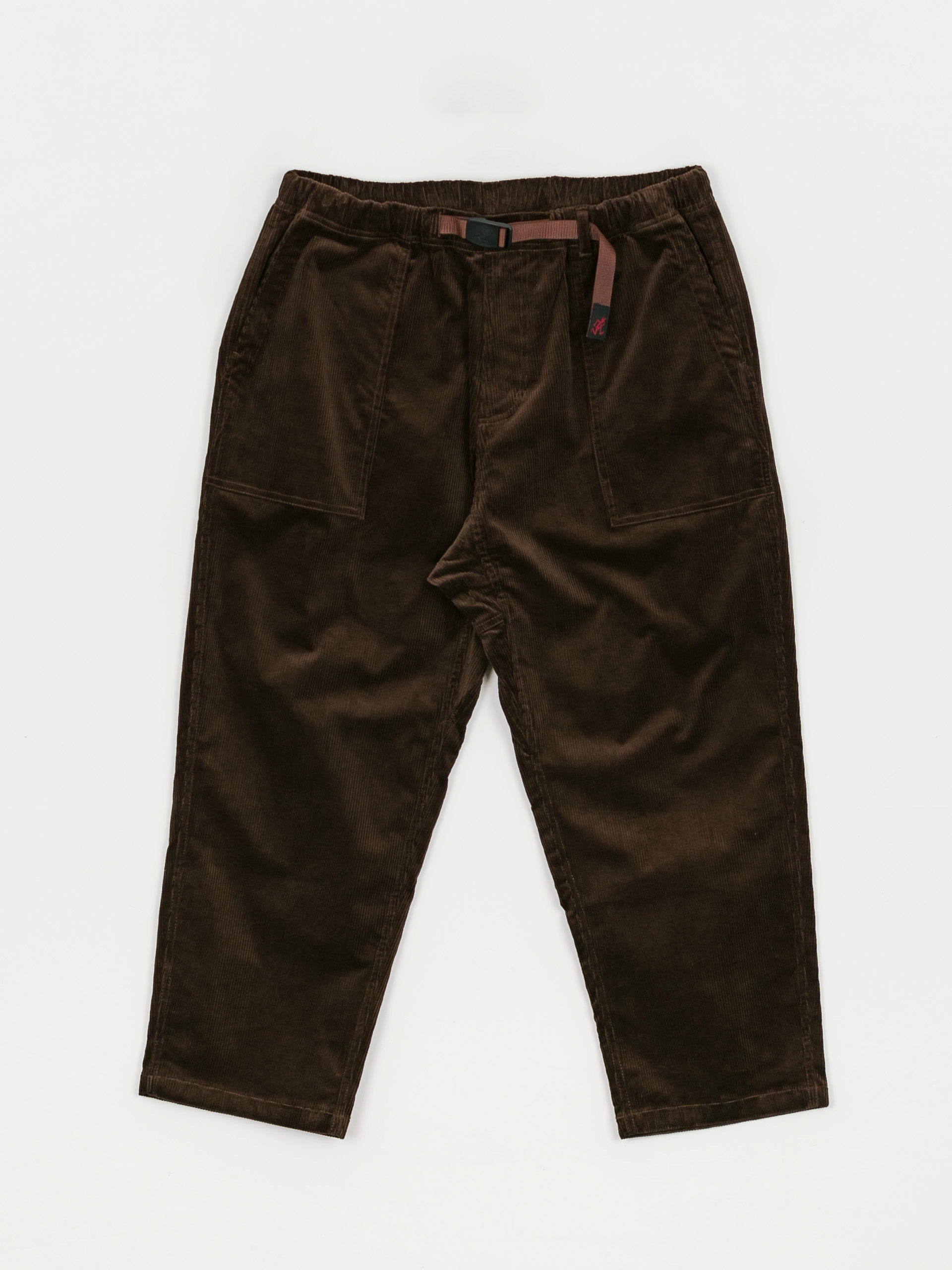 Kalhoty Gramicci Corduroy Loose Tapered (dark brown)