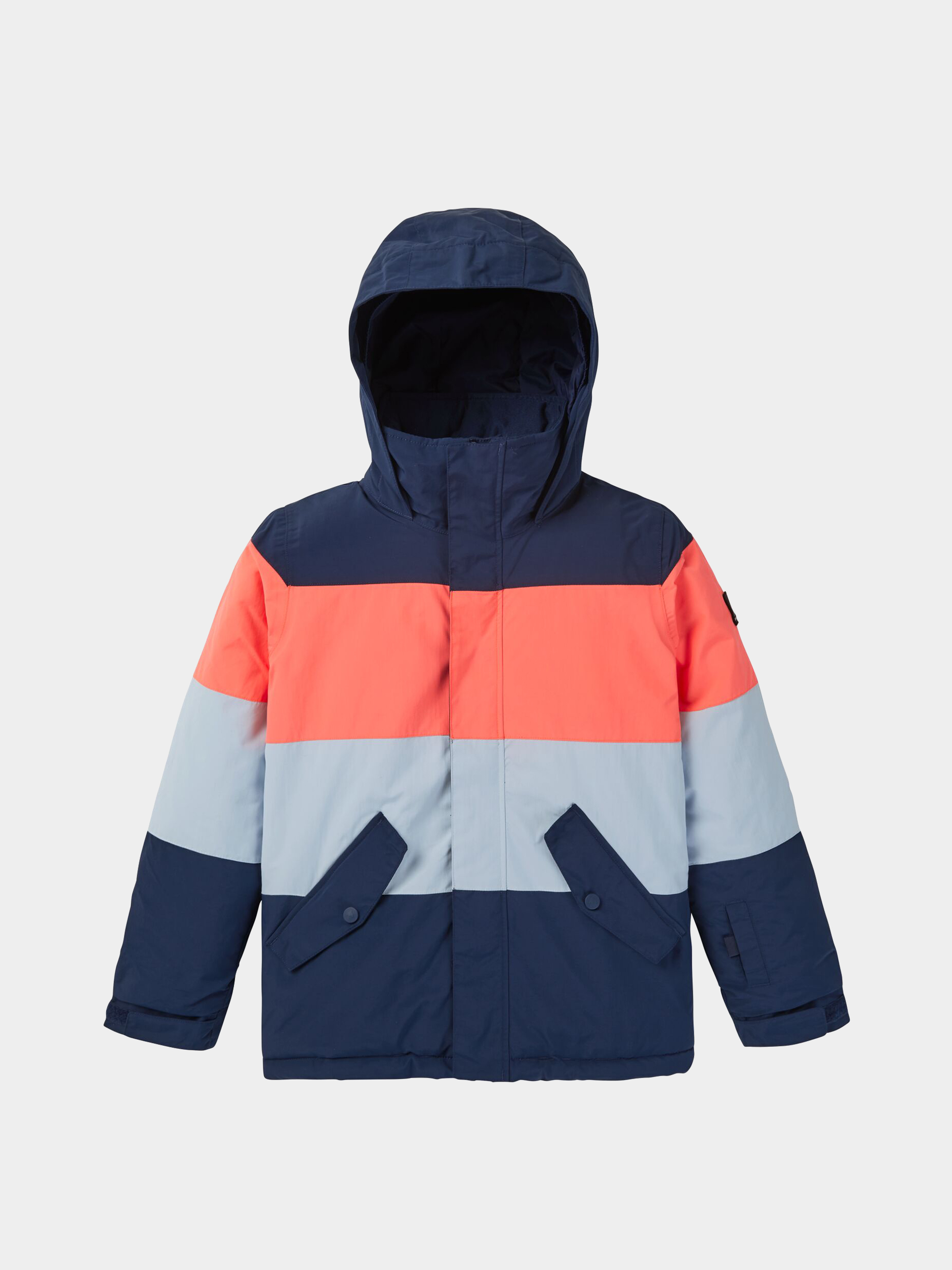 Snowboardová bunda Burton Symbol JR (dress blue/tetra orange/ballad blue)