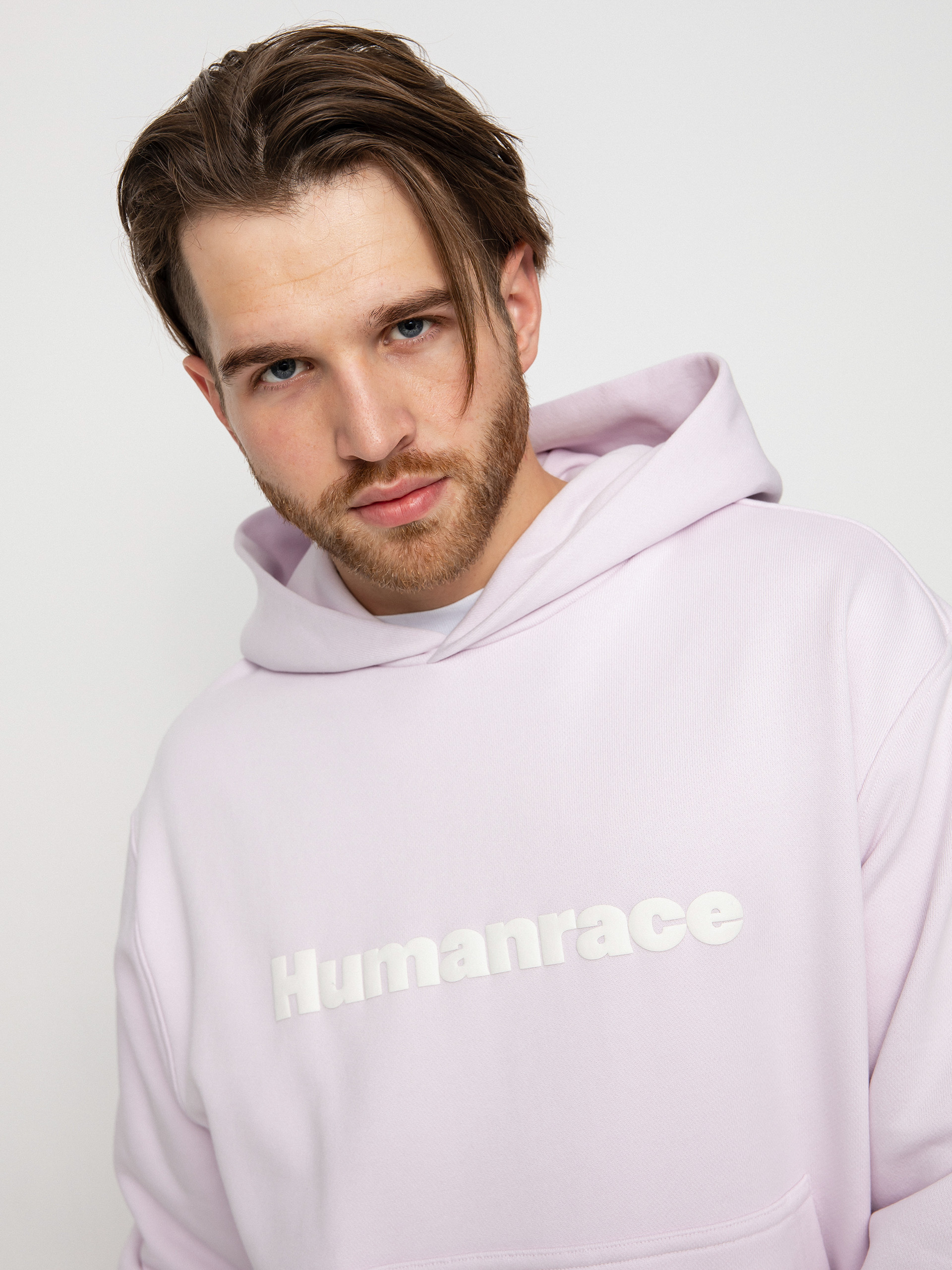 Mikina s kapucí adidas Originals Pharrell Williams Basics HD (almpnk)