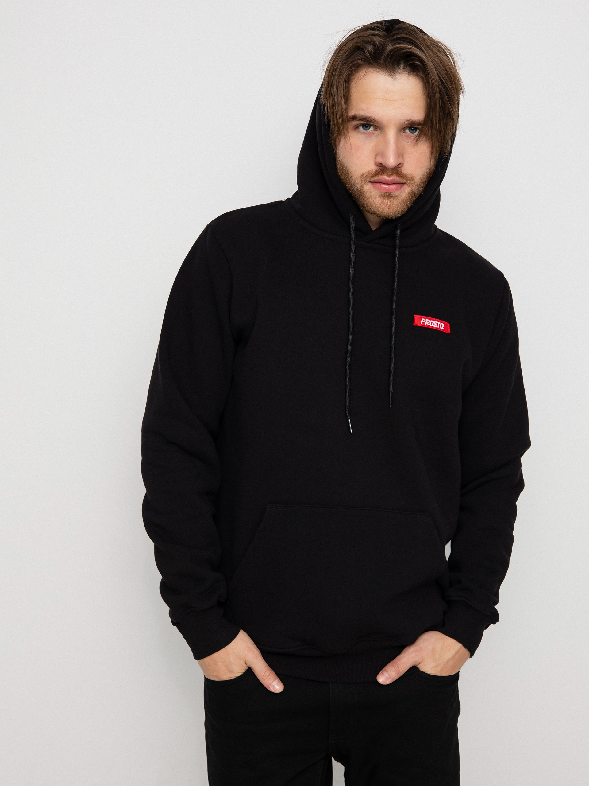 Mikina s kapucí Prosto Plelog HD (black)