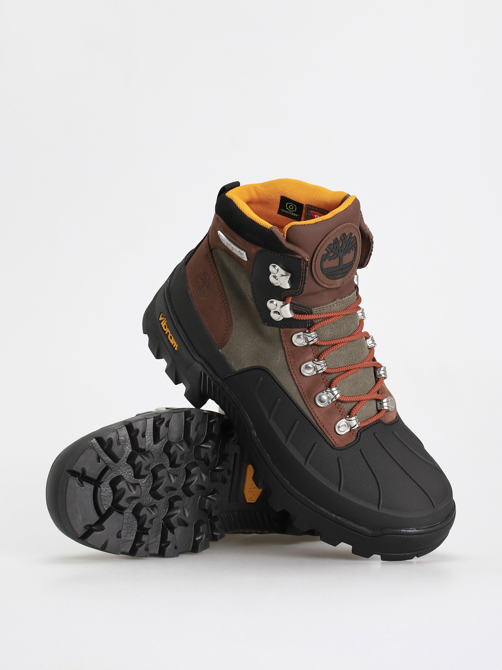 Boty Timberland Vibram Euro Hiker Wp (dark brown nubuck)