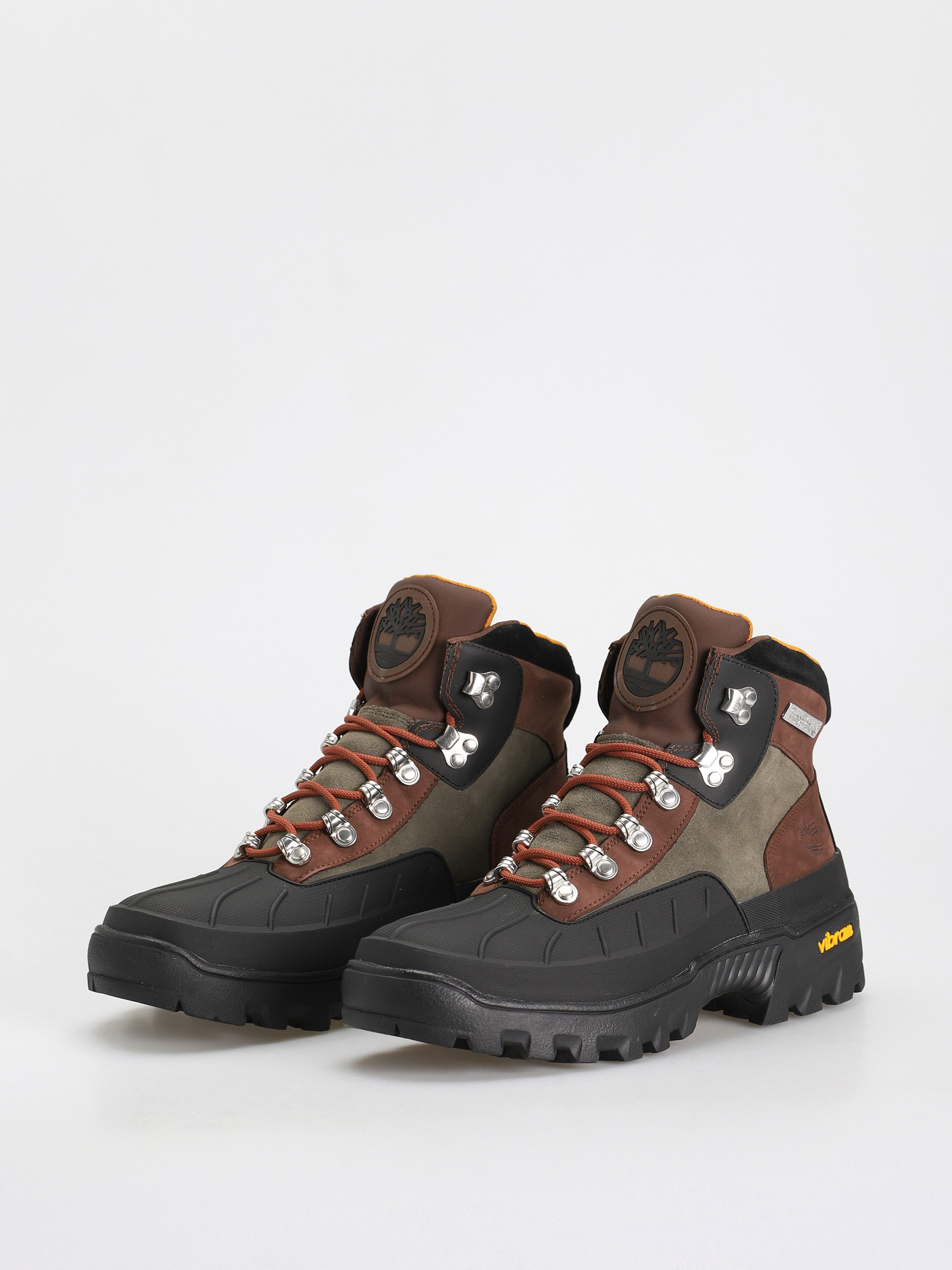 Boty Timberland Vibram Euro Hiker Wp (dark brown nubuck)