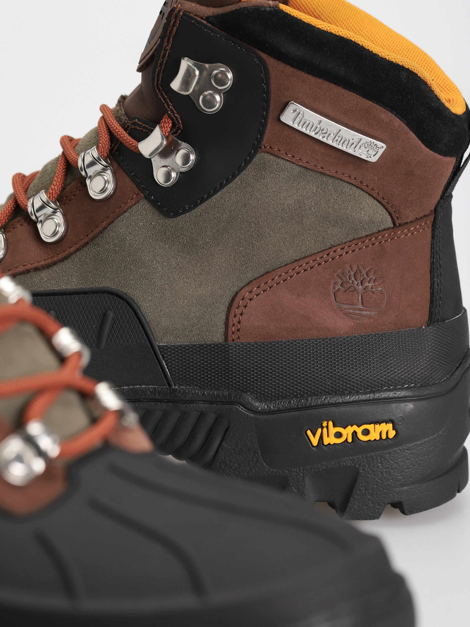 Boty Timberland Vibram Euro Hiker Wp (dark brown nubuck)
