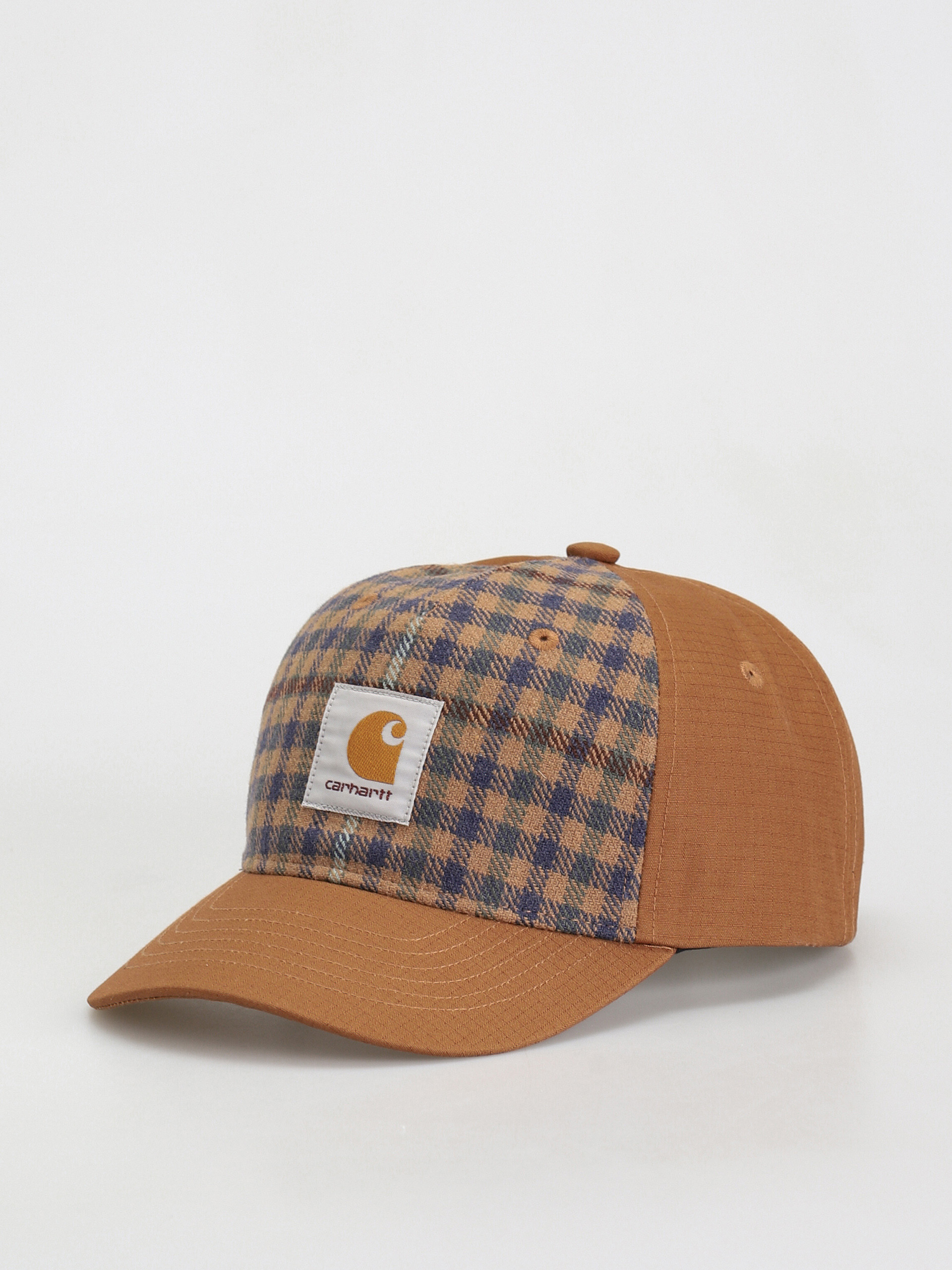 Kšiltovka  Carhartt WIP Highbury (hamilton brown/asher check/jasper)