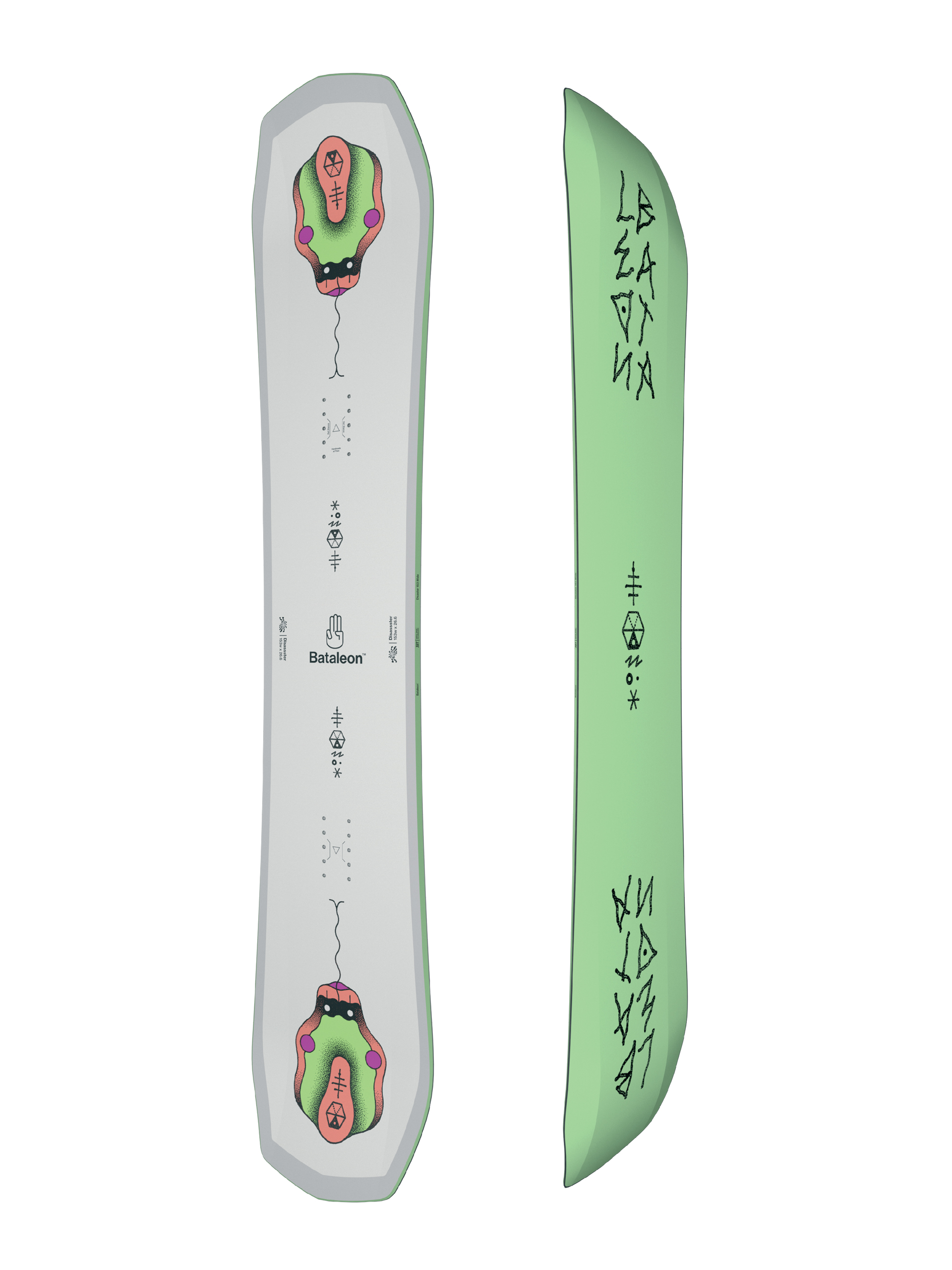 Snowboard Bataleon Disaster (green)