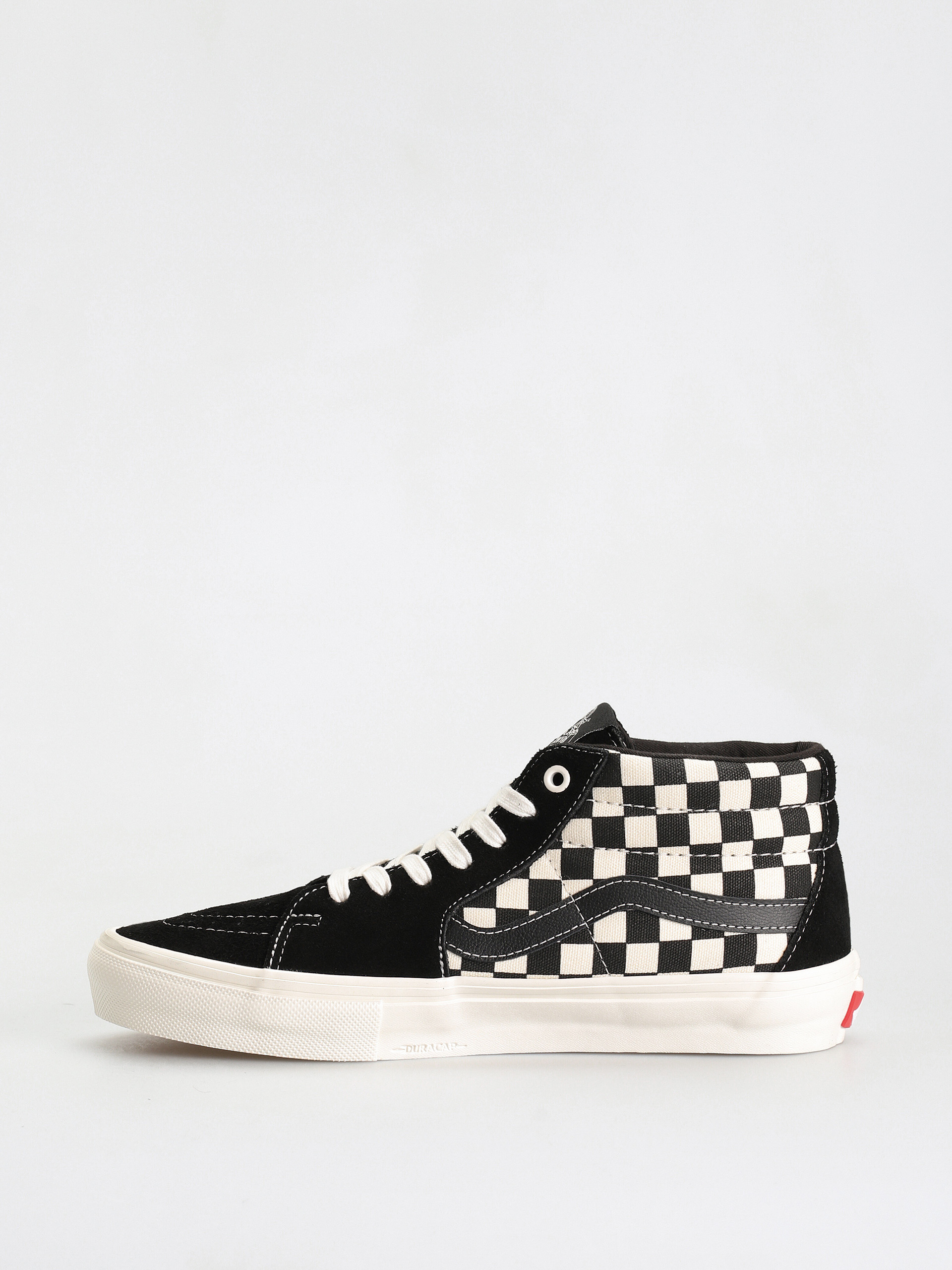 Boty Vans Skate Grosso Mid (checkerboard black/marshmallow)