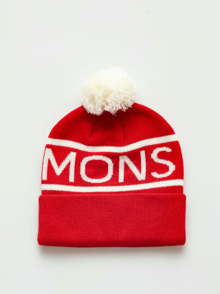 Čepice Mons Royale Pom Pom (retro red)