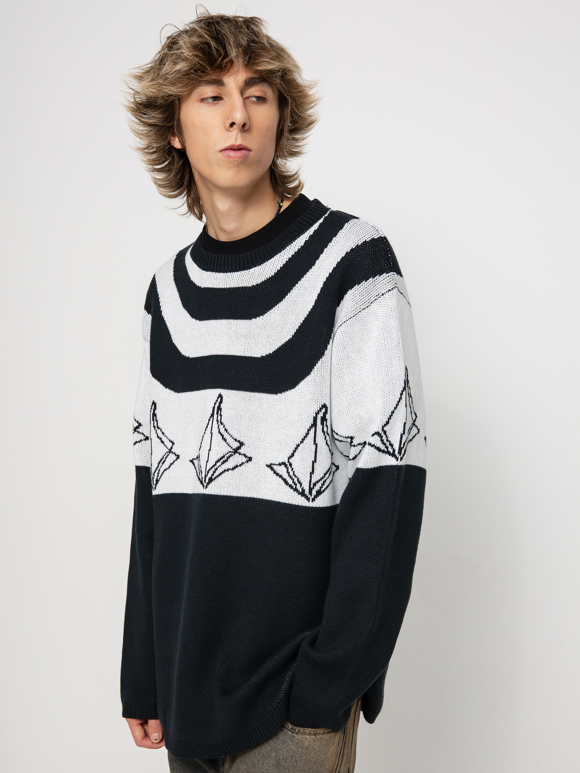 Mikina Volcom Ravelson Sweater (black)