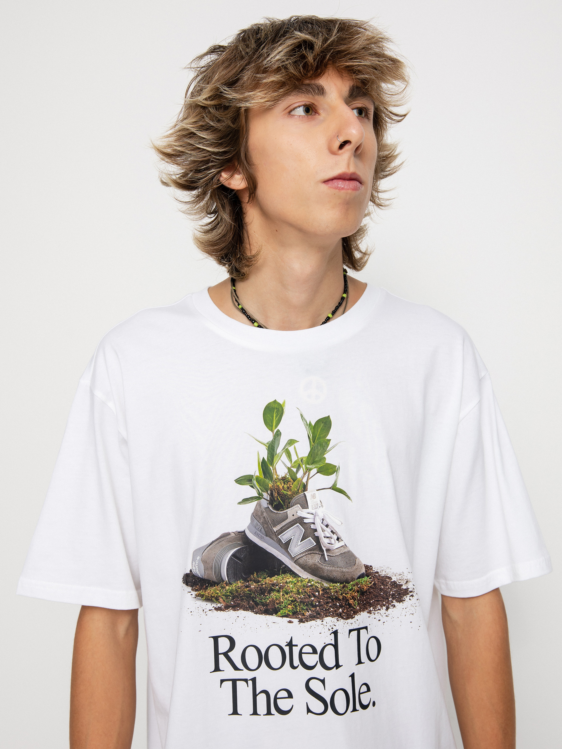 Tričko New Balance Athletics Legacies Rooted (white)