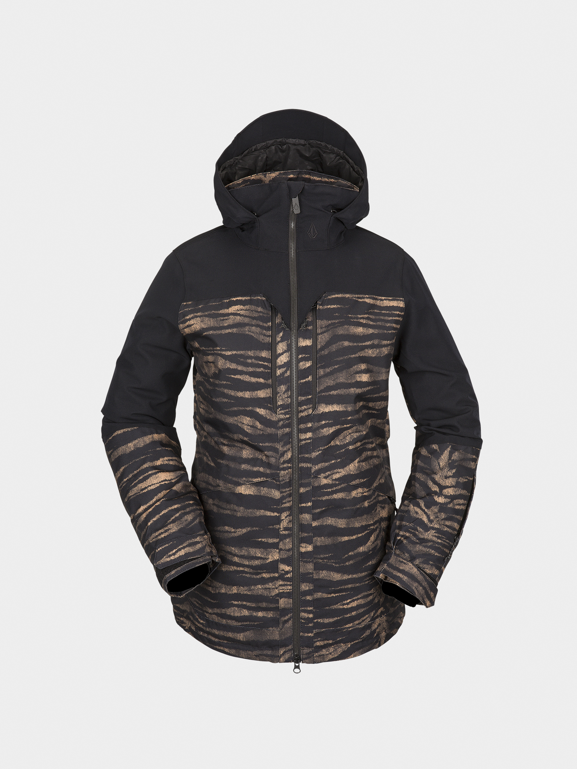 Dámská Snowboardová bunda Volcom Shelter 3D Stretch (tiger print)