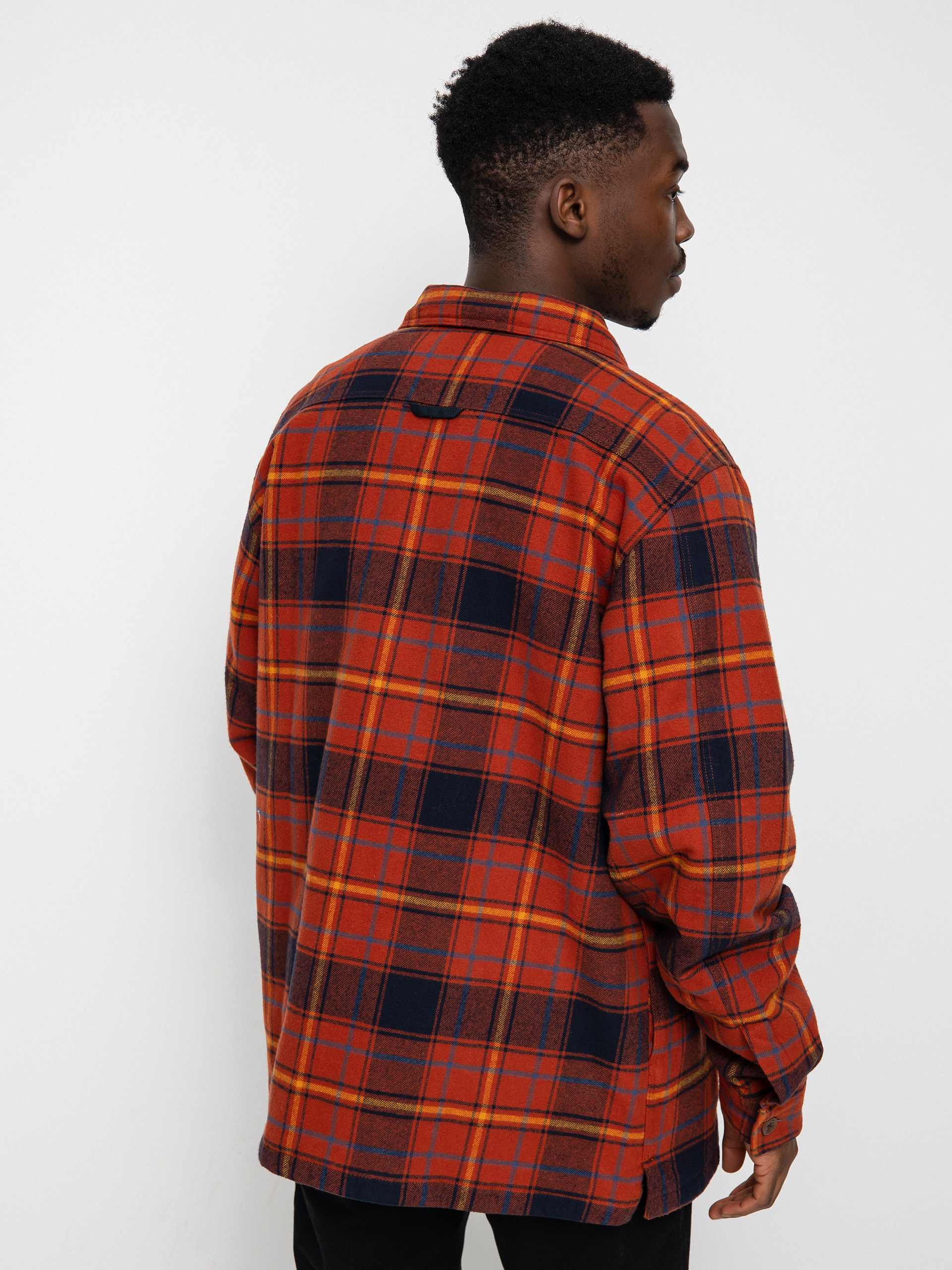 Košile Fjallraven Ovik Lite Padded (autumn leaf/dark navy)