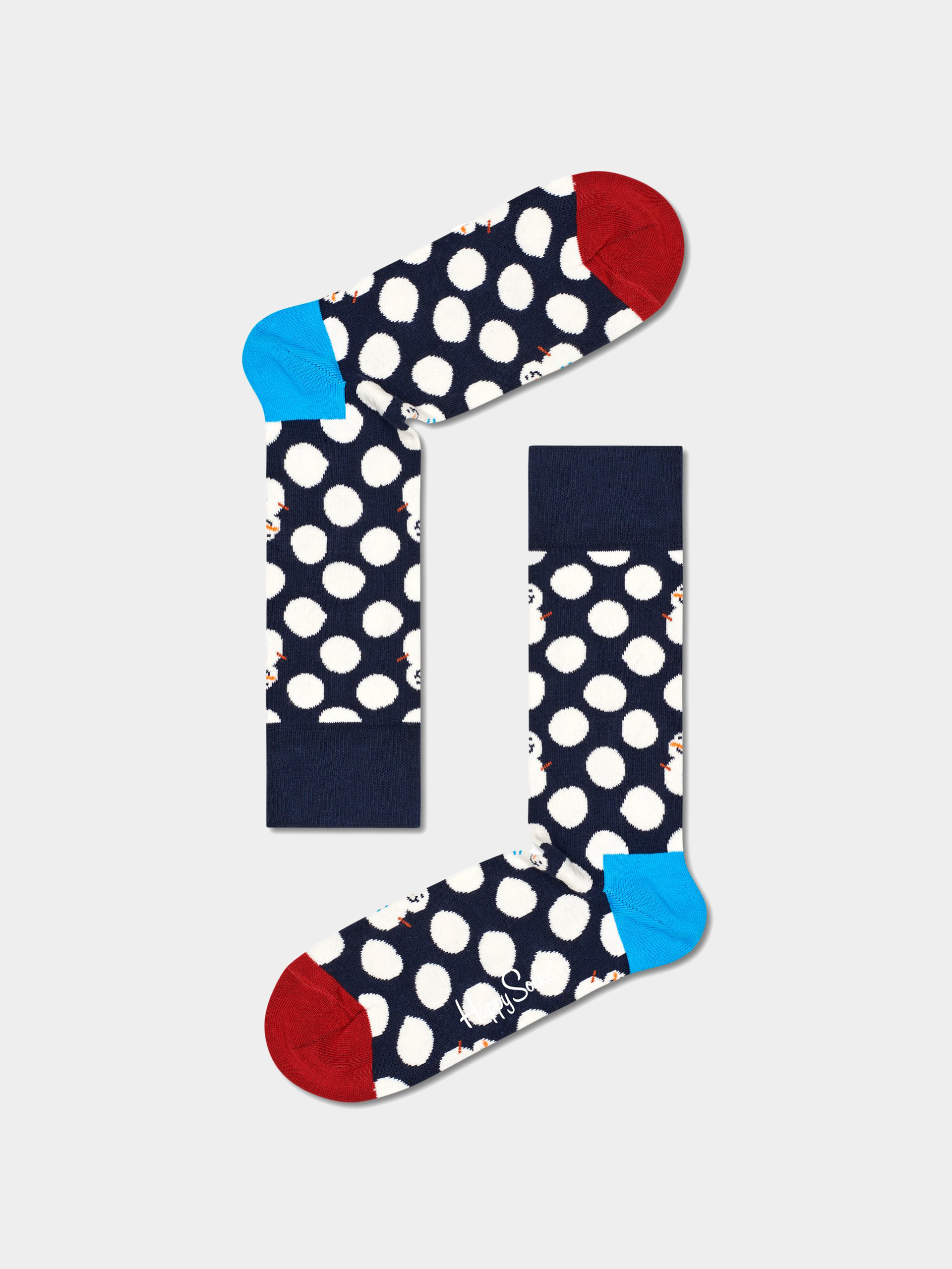 Ponožky Happy Socks Big Dot Snowman Gift Box (navy)