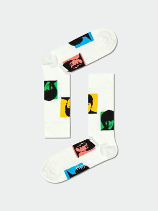Ponožky Happy Socks The Beatles Silhouettes (white)