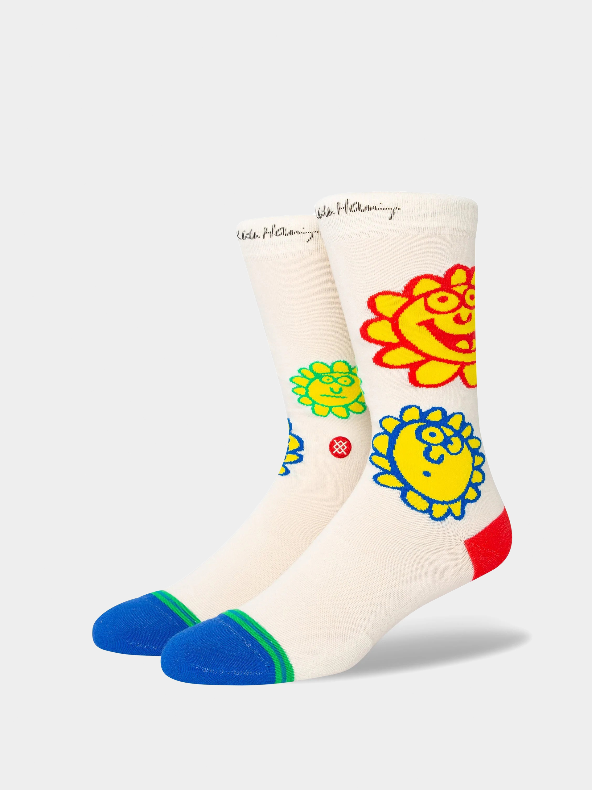 Ponožky Stance Happy Fields (off white)