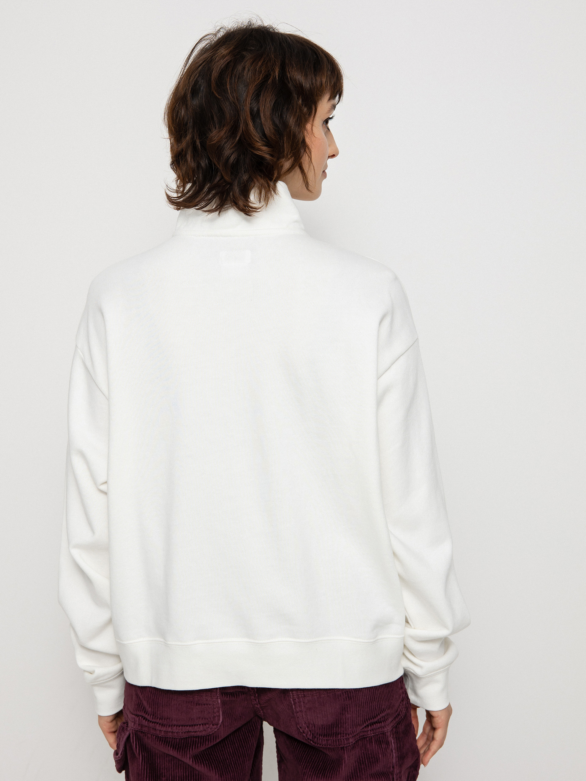 Mikina s kapucí RVCA Arched HD Wmn (vintage white)