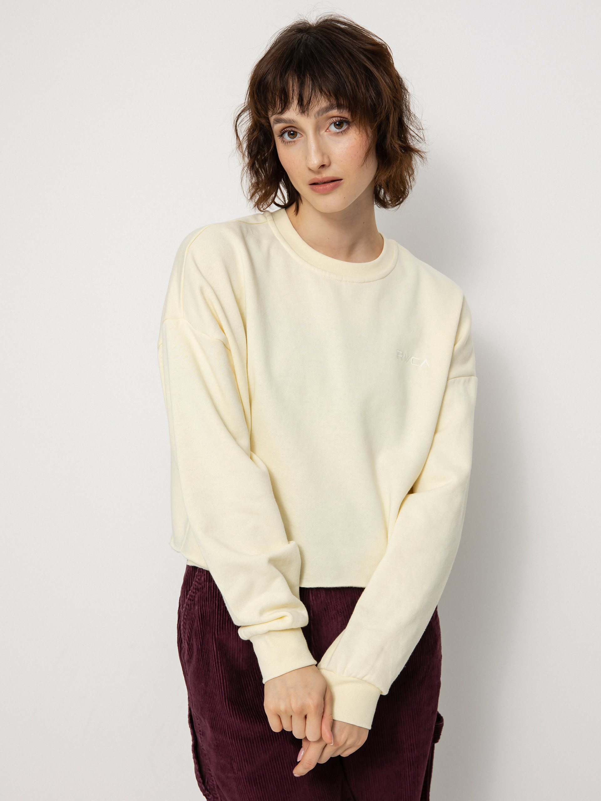 Mikina s kapucí RVCA Test Drive HD Wmn (afterglow)