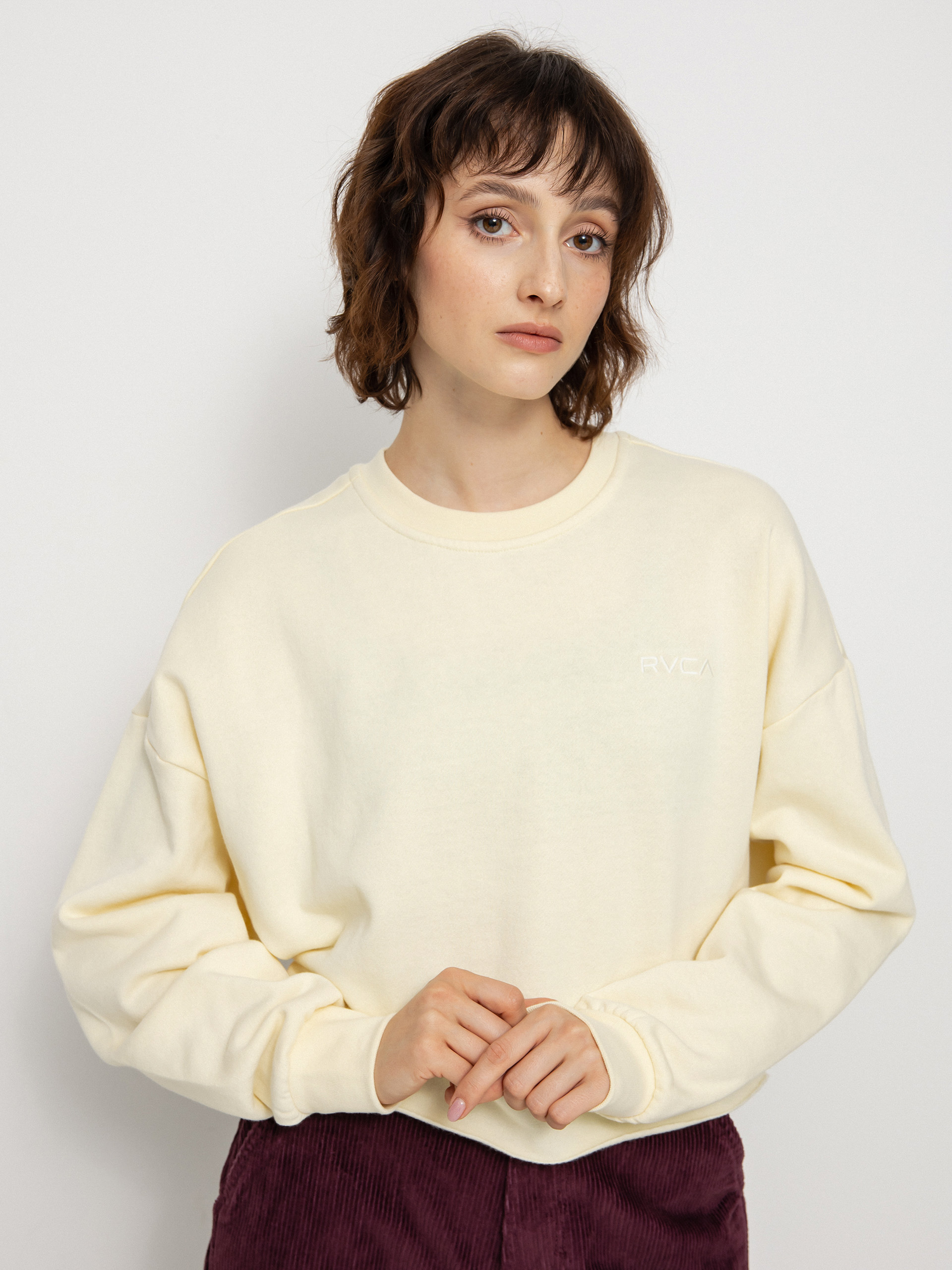 Mikina s kapucí RVCA Test Drive HD Wmn (afterglow)