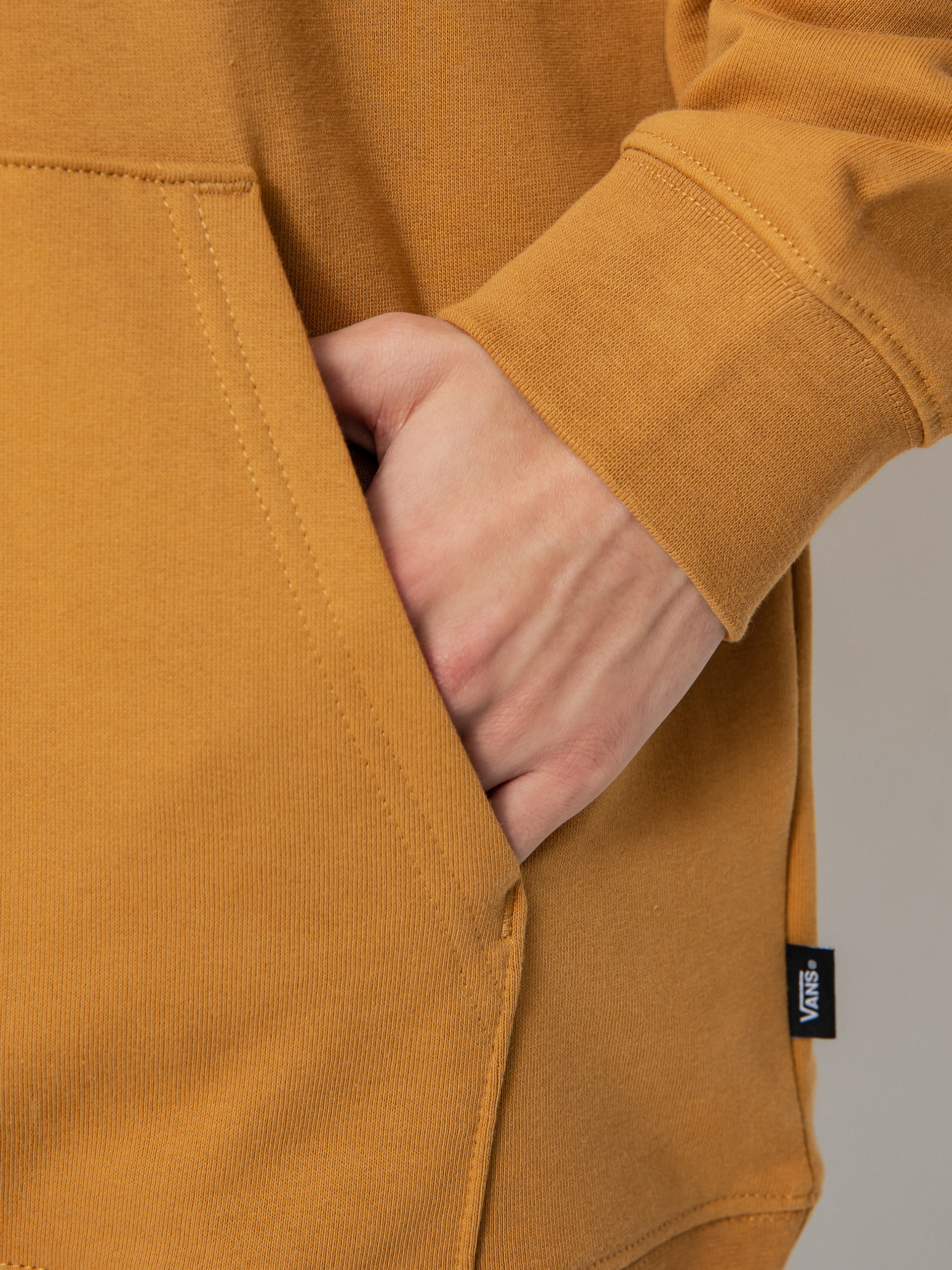 Mikina s kapucí Vans Greener Grounds HD (bone brown)