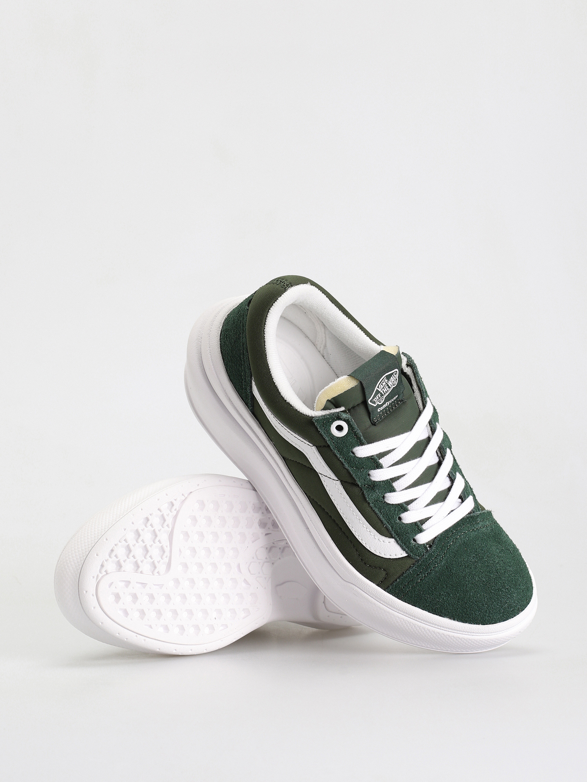 Boty Vans Old Skool Overt CC (dark green/white)