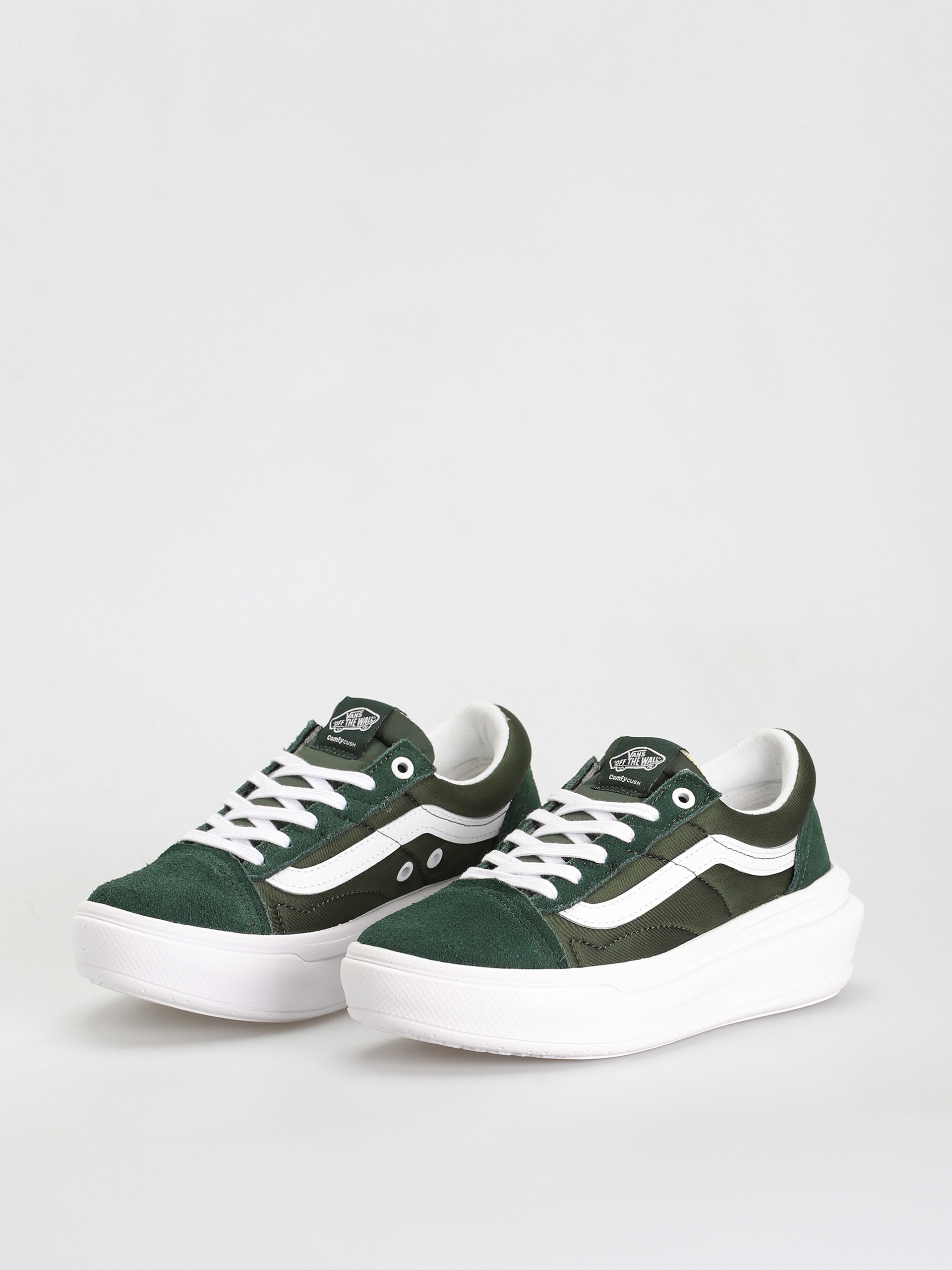 Boty Vans Old Skool Overt CC (dark green/white)