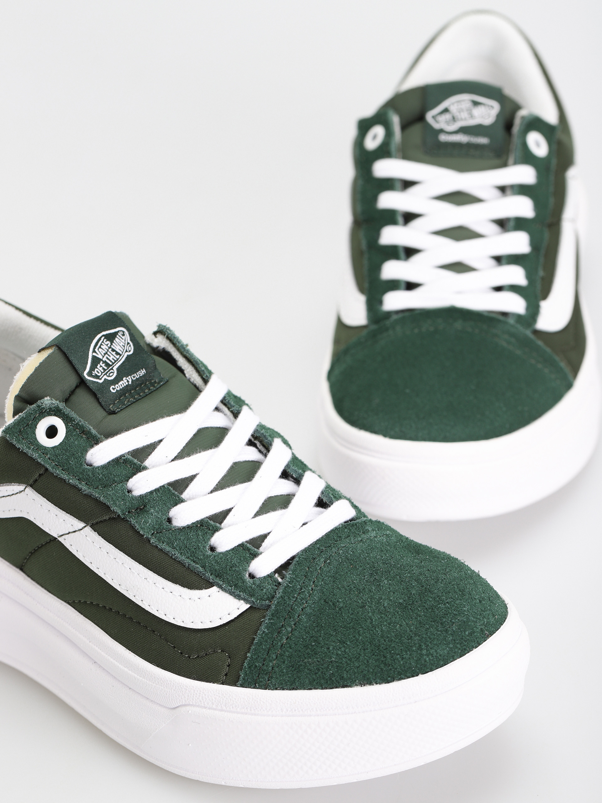 Boty Vans Old Skool Overt CC (dark green/white)
