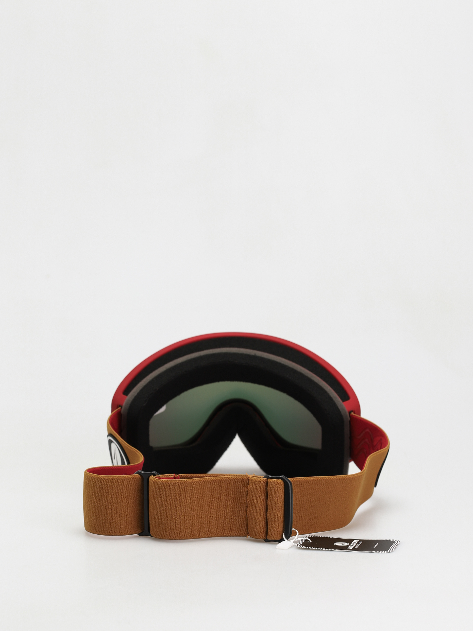 Brýle na snowboard Volcom Footprints (red/charamel red chrome)