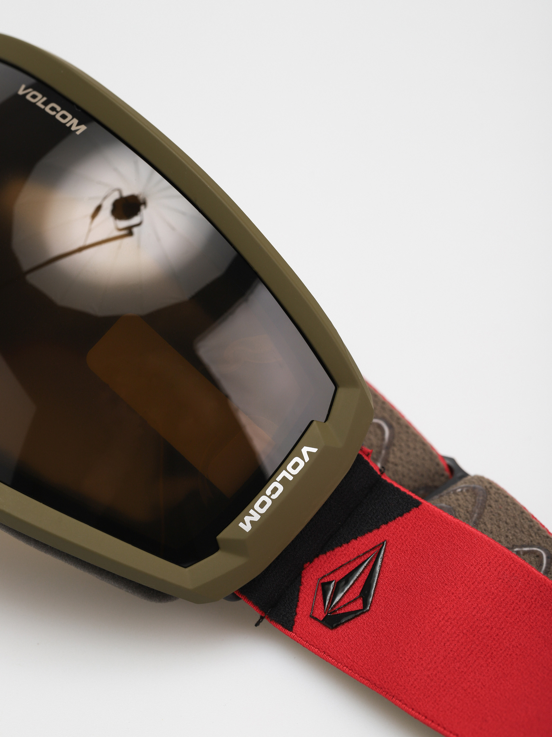 Brýle na snowboard Volcom Migrations (charamel/red bronze)