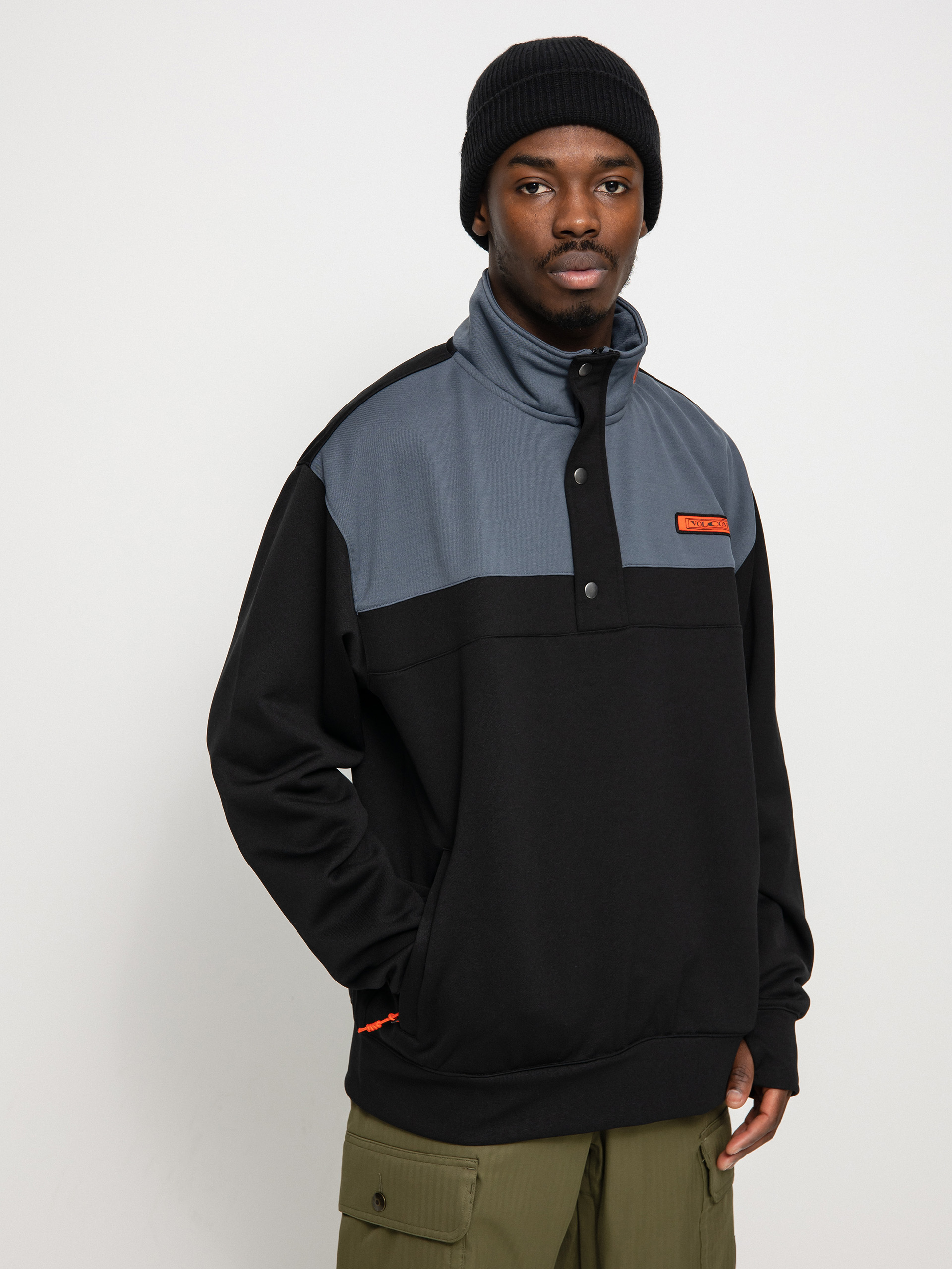 Pánská Termomikina  Volcom She Crew (black)